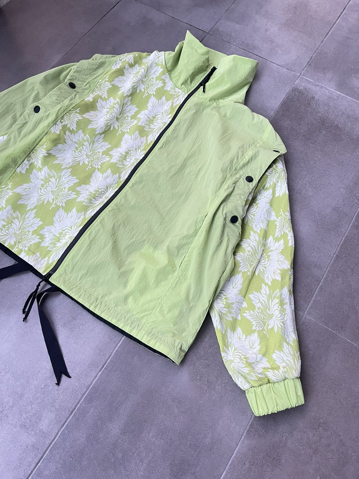 Japanese Brand !DS! AW22 Zsigmond Kassa Acid Green Jacket Coat Size US M / EU 48-50 / 2 - 13 Thumbnail
