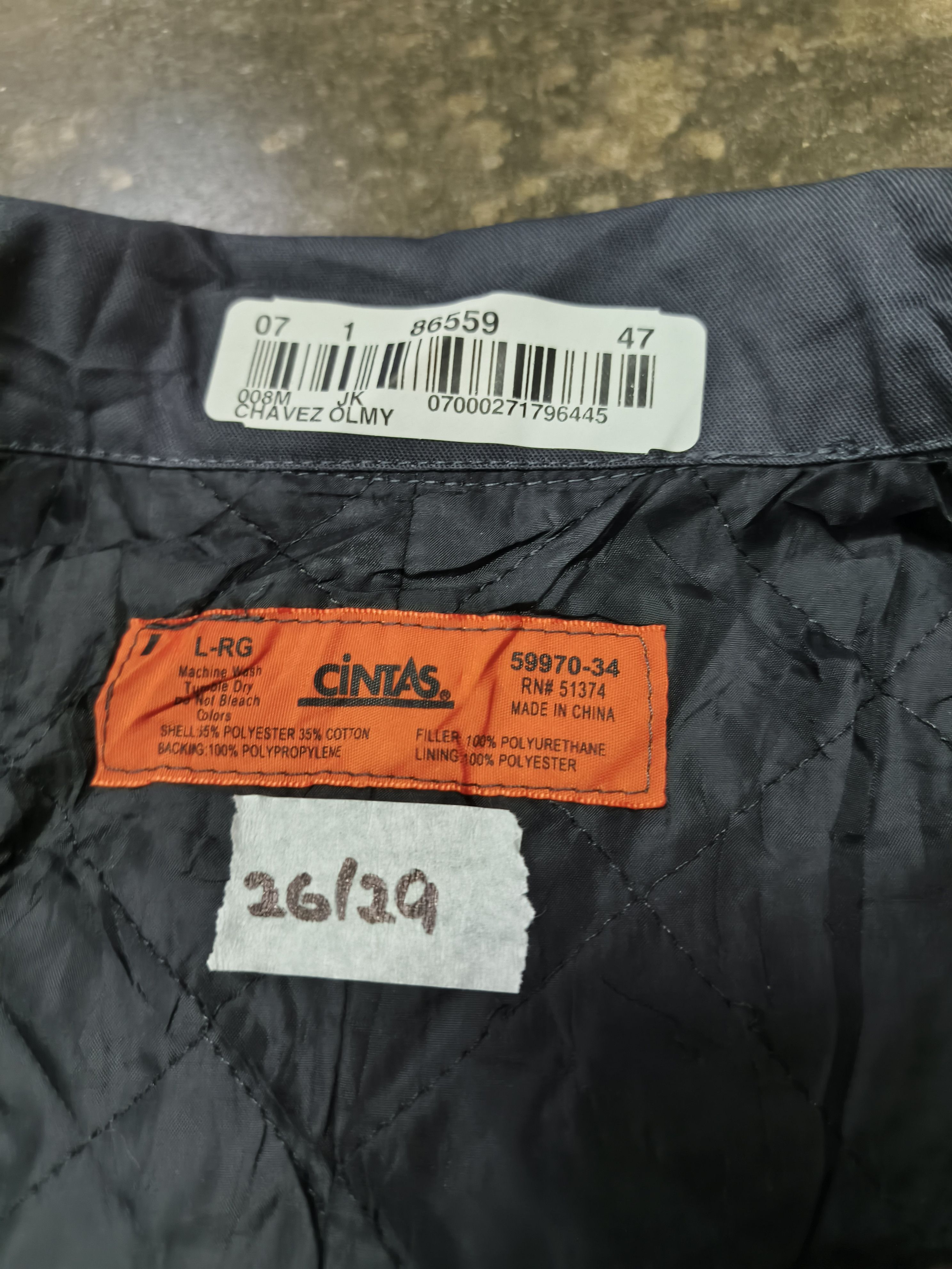 Cintas Cintas River Valley Ingredients Workers Jacket Sun Faded Size US L / EU 52-54 / 3 - 7 Thumbnail