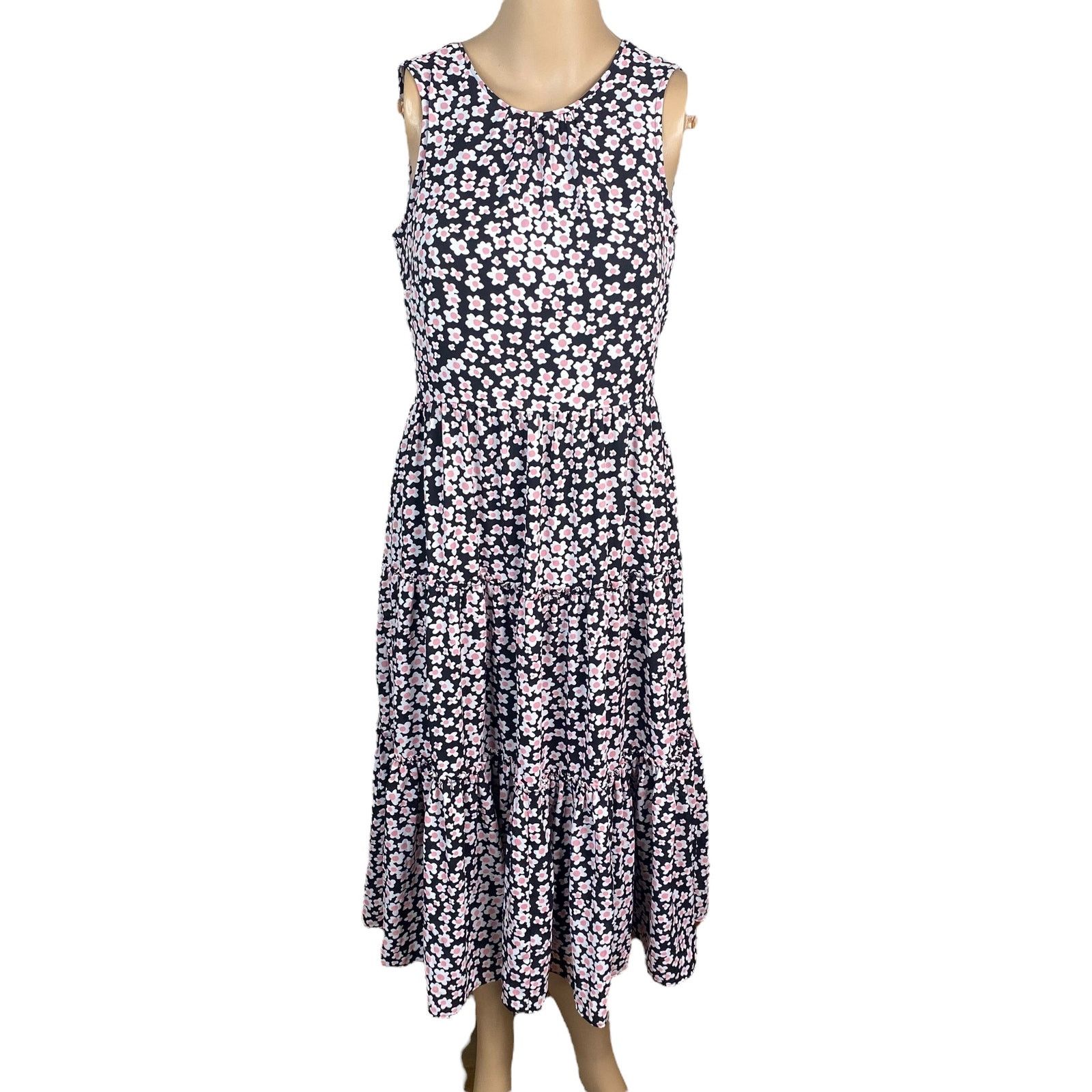 J.Crew J.Crew Ditsy Floral Poppy Garden Midi Dress SZ S Size S / US 4 / IT 40 - 2 Thumbnail