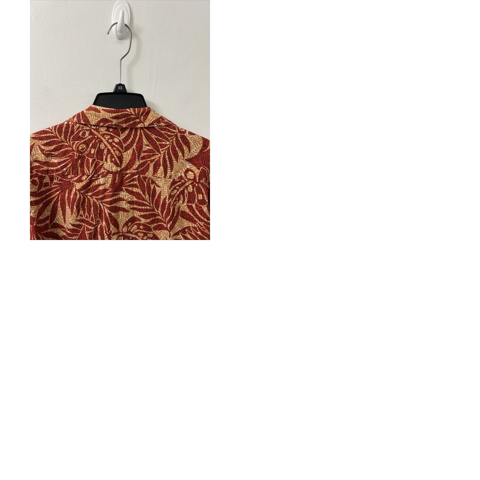 Vintage Columbia Shirt Mens Medium Red Orange Floral Hawaiian Button-Down Short Sleeve Size US M / EU 48-50 / 2 - 9 Thumbnail