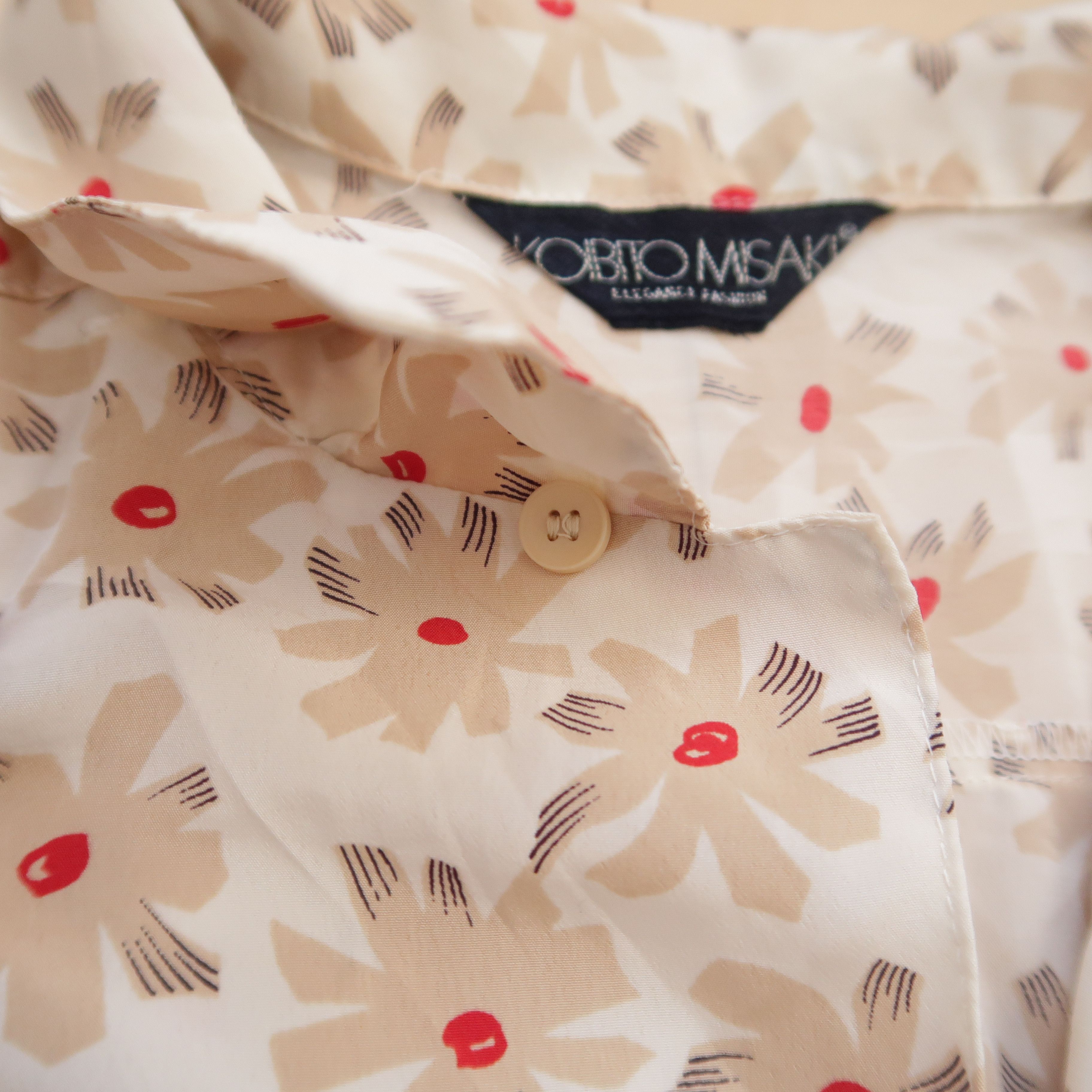 Issey Miyake 1990s Issey Miyake by Koibito Misaki Floral Shirt Size US M / EU 48-50 / 2 - 9 Thumbnail