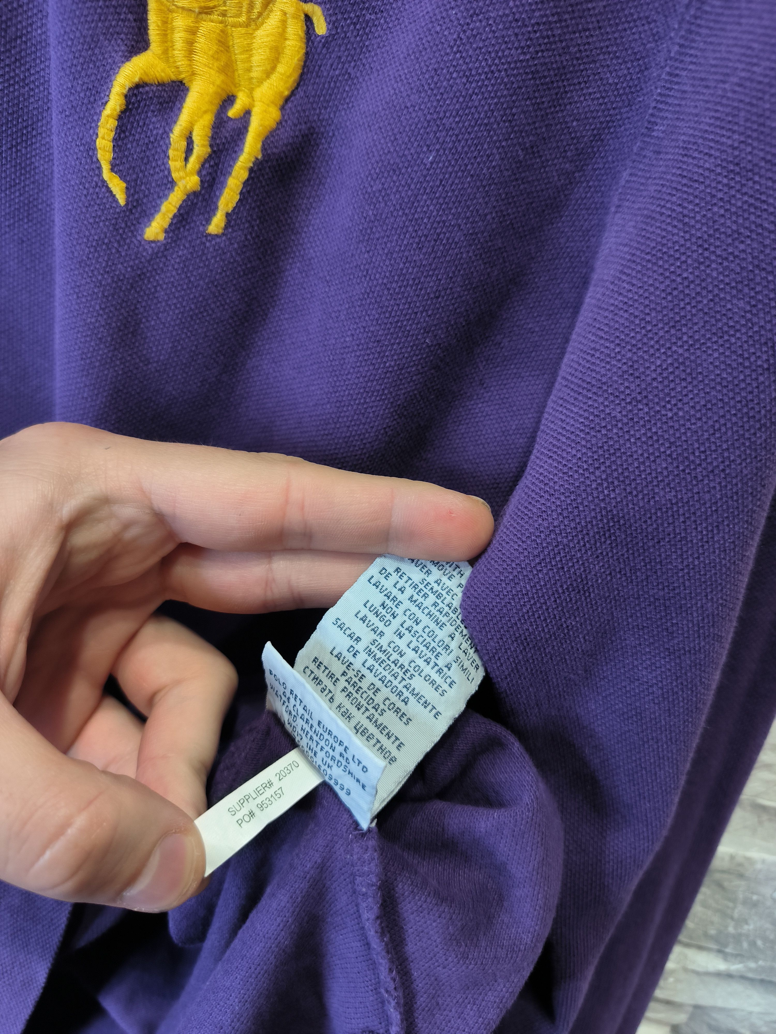 Polo Ralph Lauren Vintage Polo Ralph Lauren Long Sleeve Chief Keef Pony Size US M / EU 48-50 / 2 - 5 Thumbnail