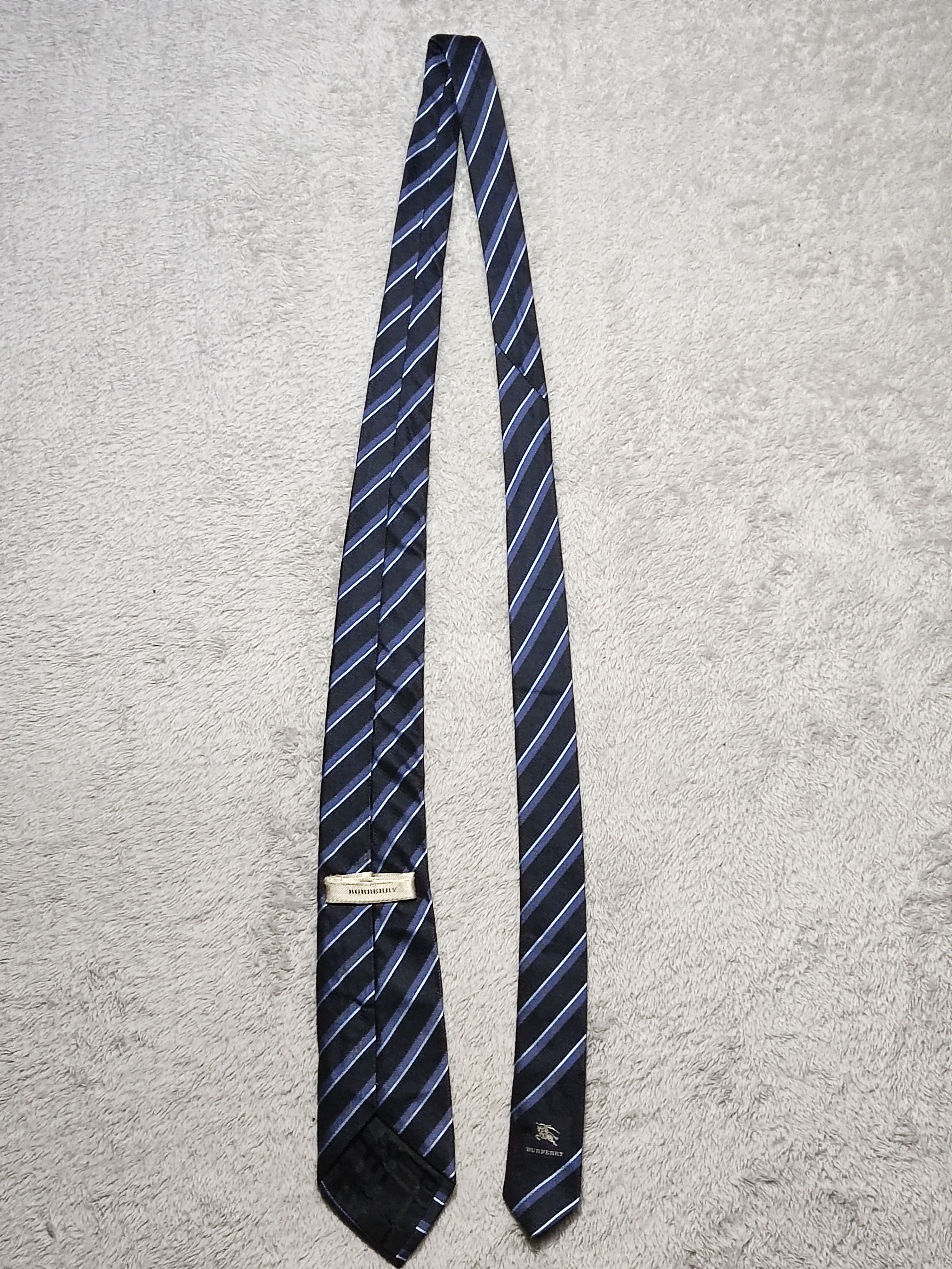 Burberry Vintage 2 bundle BURBERRYS Striped/Geometric Silk Tie Size ONE SIZE - 11 Thumbnail