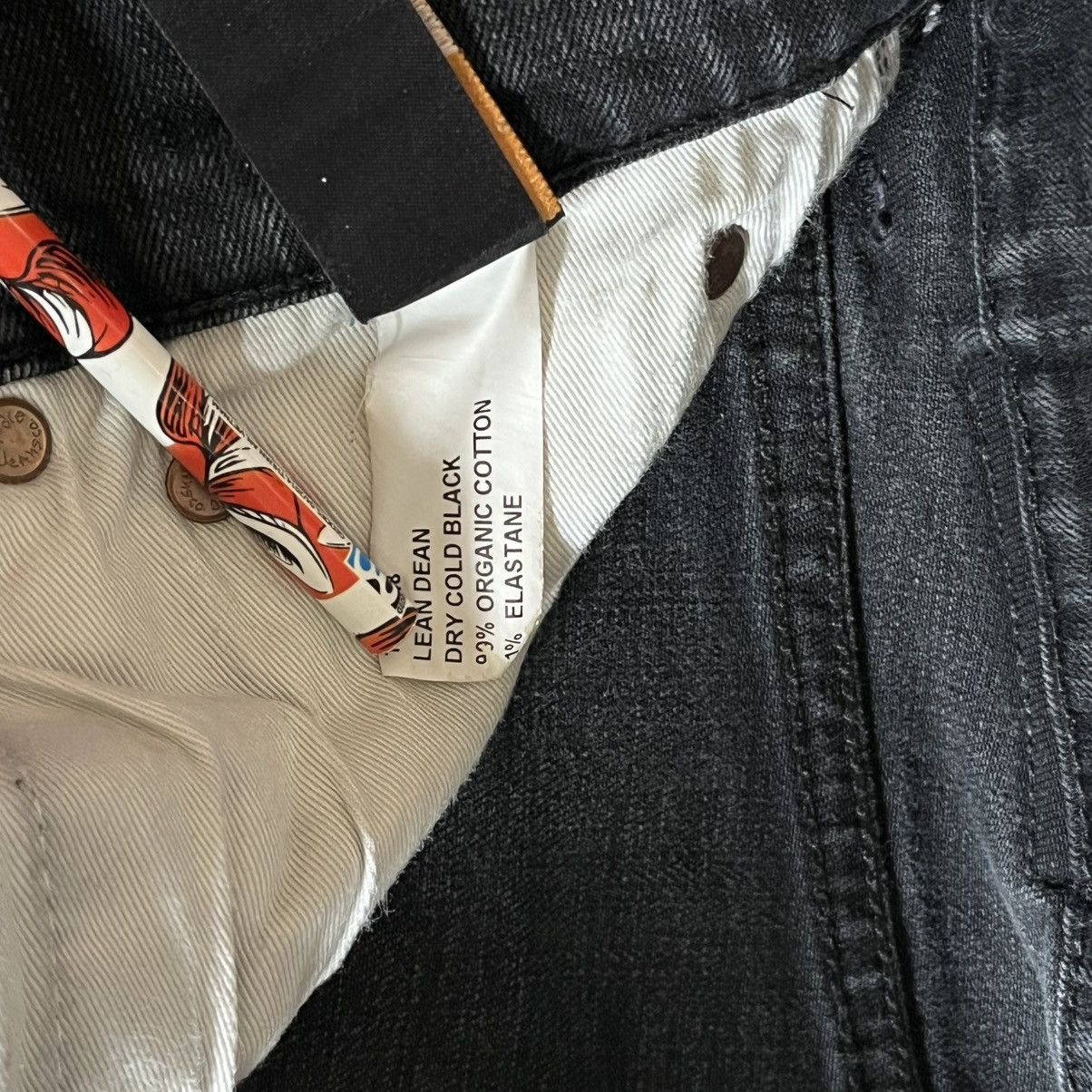Nudie Jeans Nudie Jeans Lean Dean Dry Cold Black Denim 30x34 Skinny Fit Size US 30 / EU 46 - 12 Thumbnail