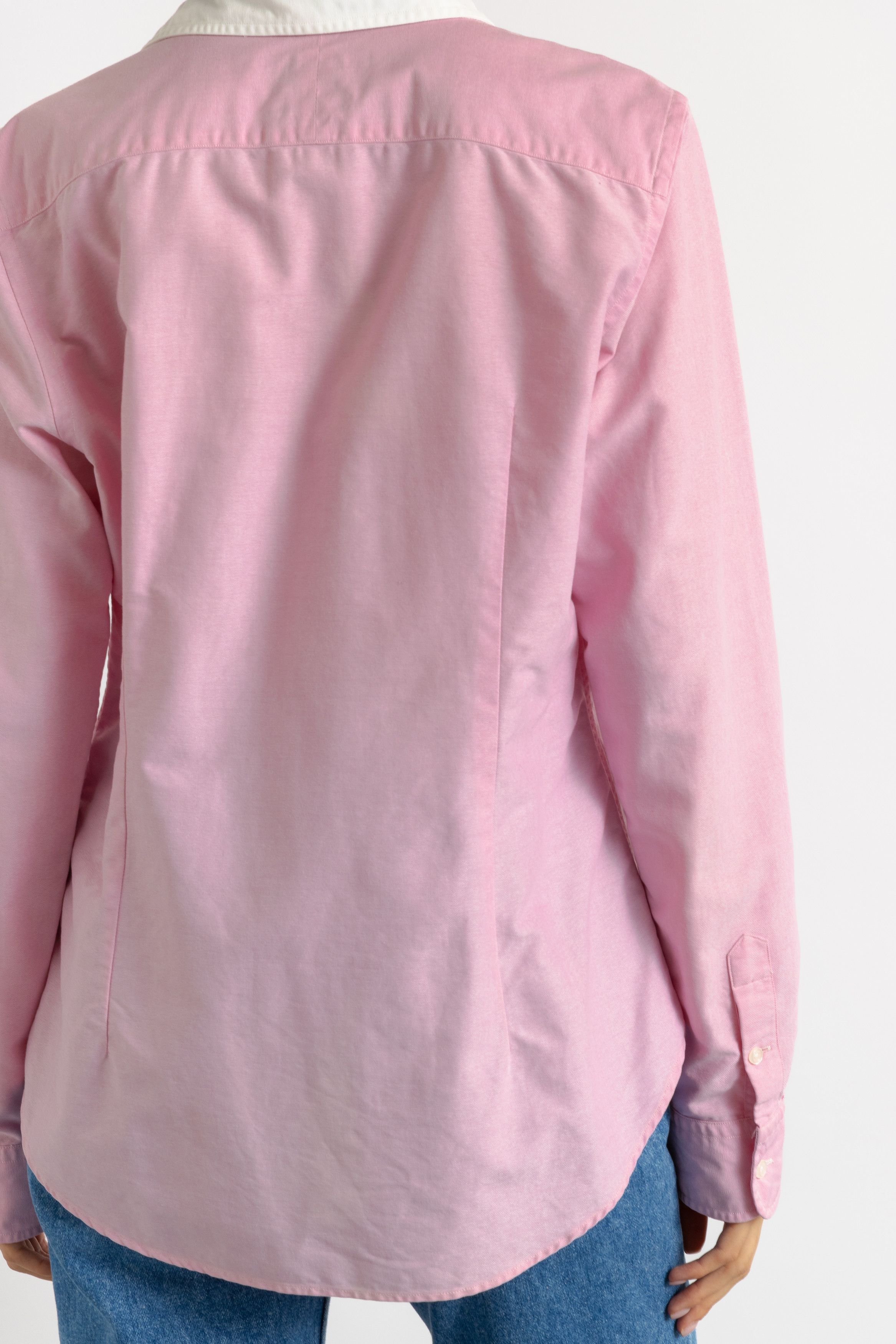 Ralph Lauren 90s Vintage Woman Ralph Lauren Pink Shirt 8698 Size L / US 10 / IT 46 - 5 Thumbnail