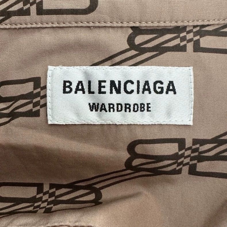 Balenciaga Balenciaga FW22 BB MONOGRAM Full Print Short Sleeve Shirt 2 Size XS / US 0-2 / IT 36-38 - 5 Thumbnail