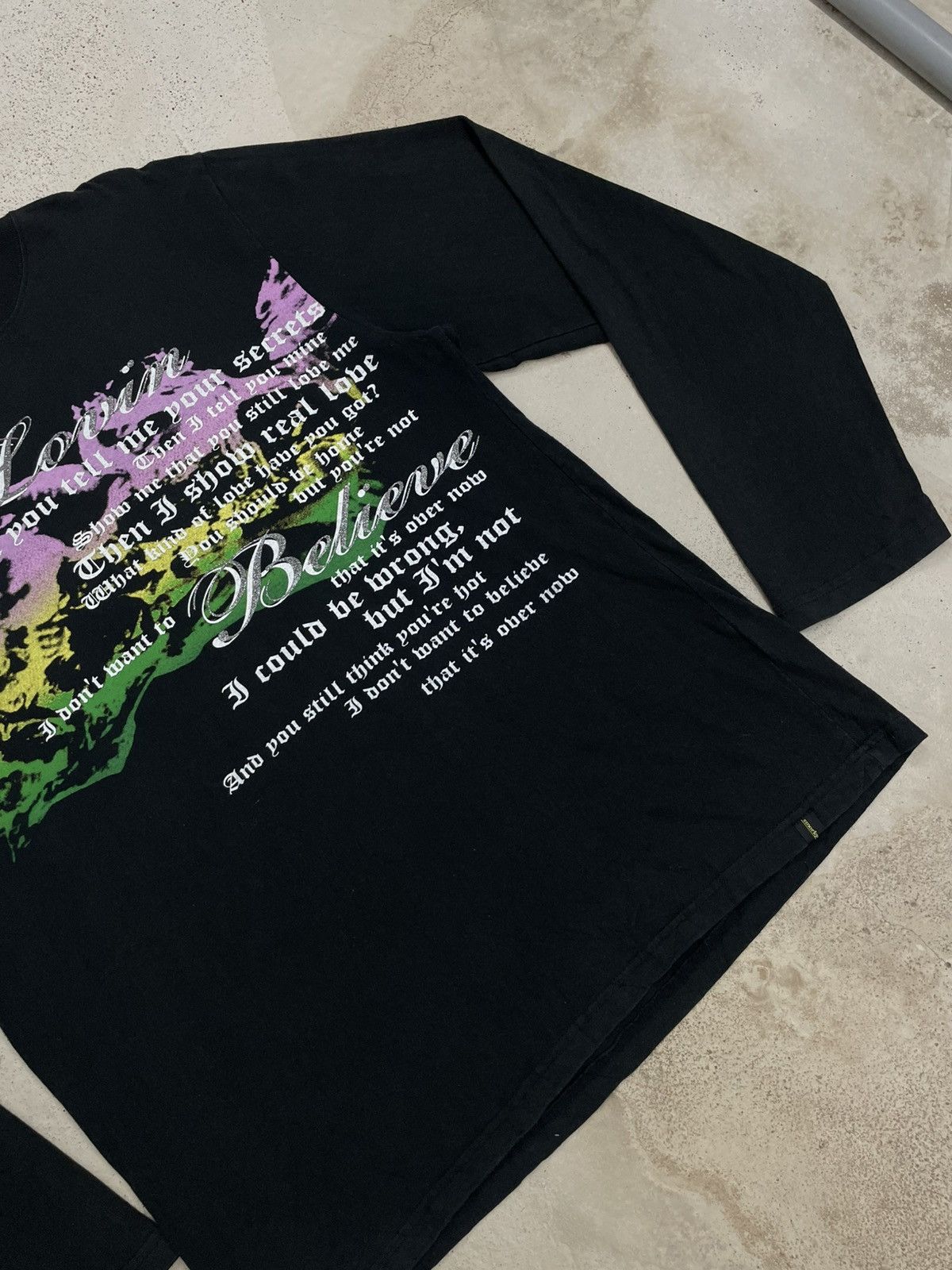 14th Addiction Smoky Garnish Y2K My Lovin Secret Wording Poem Size US XXL / EU 58 / 5 - 5 Thumbnail