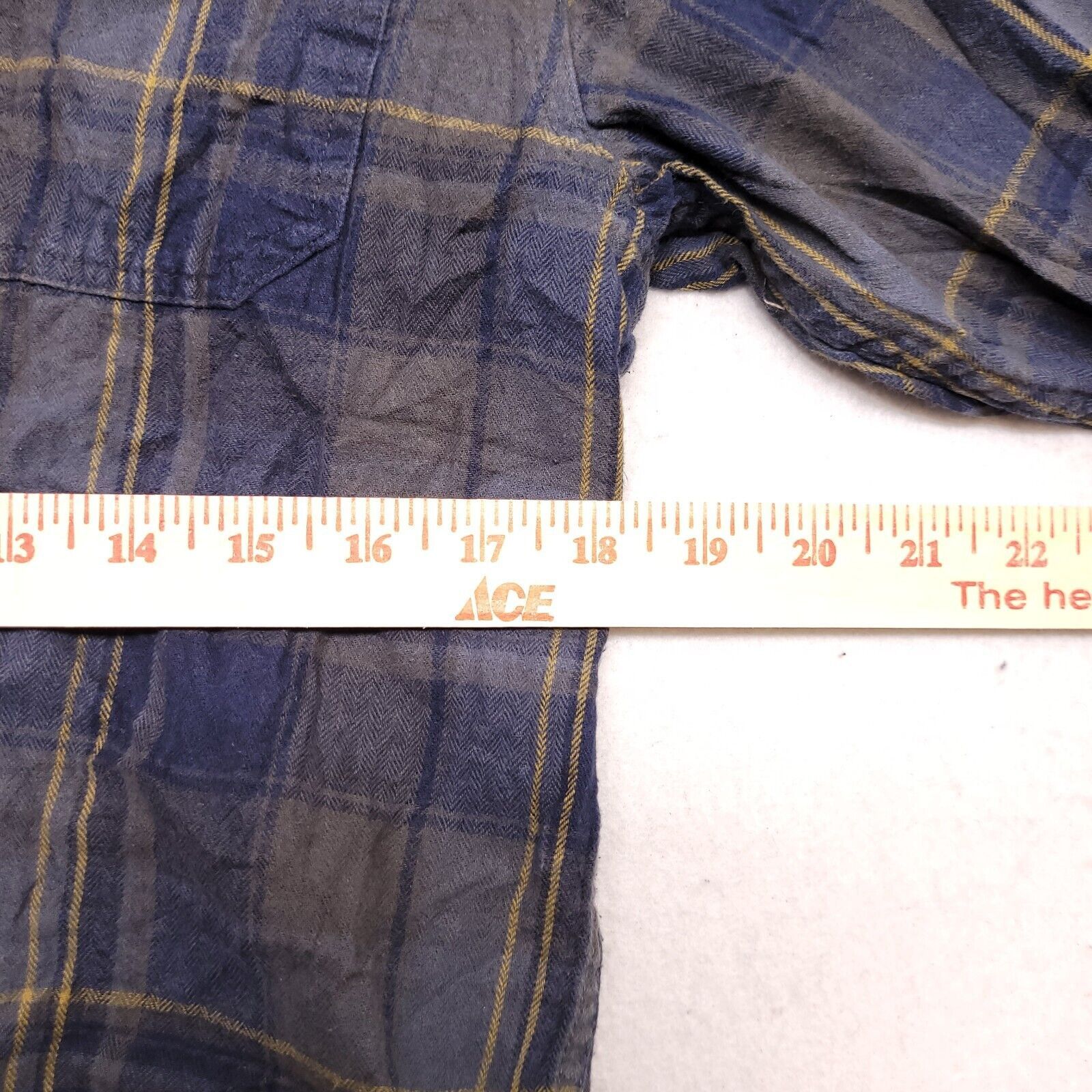 Wolverine Wolverine Madras Flannel Casual Shirt Mens Size Medium Blue Size US M / EU 48-50 / 2 - 9 Thumbnail