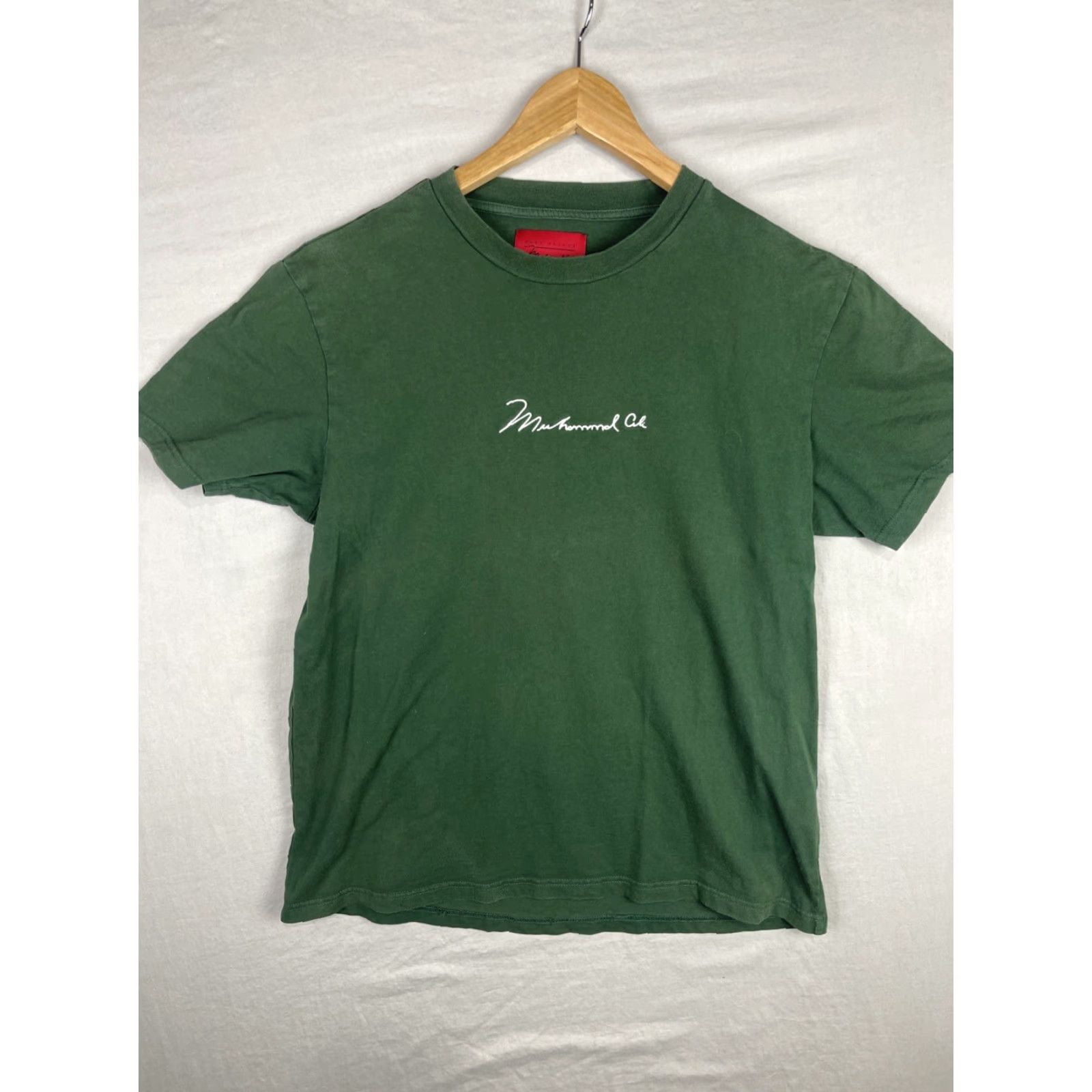 Palace Muhammad Ali Shirt Mens Medium Green Shoe Palace Its Not Bragging Boxing Fight Shirt Size US M / EU 48-50 / 2 - 2 Thumbnail