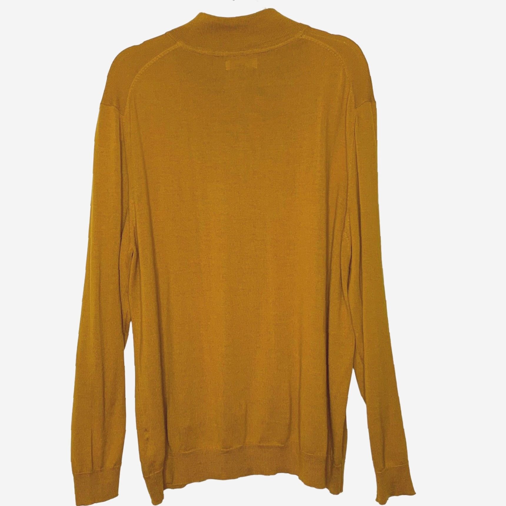 Club Room VINTAGE Club Room Sweater Pullover Mens 2XL Merino Wool Half Zip Long Sleeve Rust Mustard Pullover Mens Sweater 2XL Merino Wool Blend Knit Size US XXL / EU 58 / 5 - 3 Thumbnail