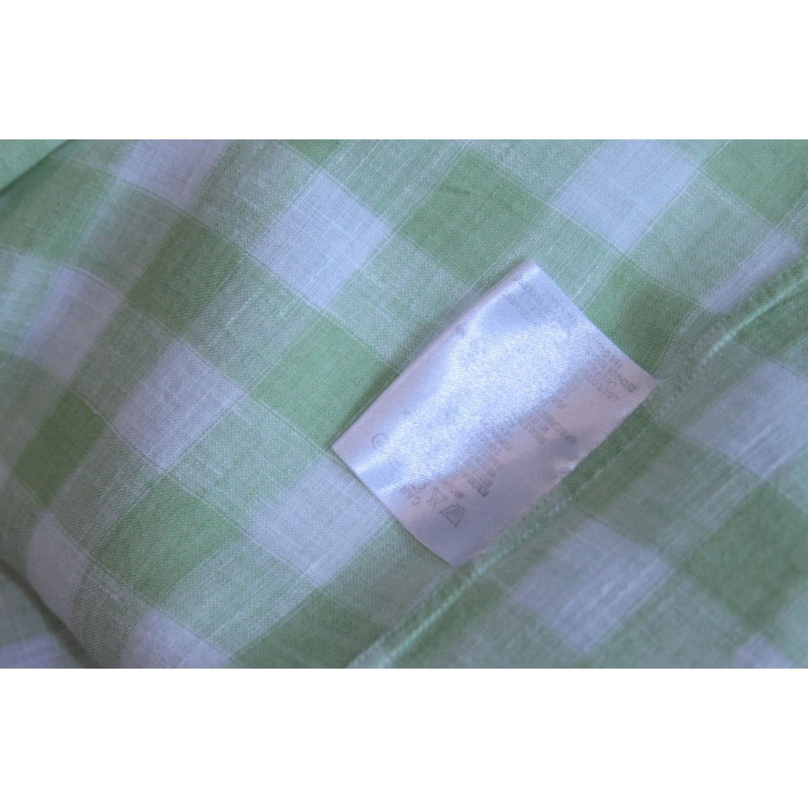Gant GANT Shirt Mens 100% Linen Regular Fit Size L Multicoloured Button-Up Collared Size US L / EU 52-54 / 3 - 7 Thumbnail
