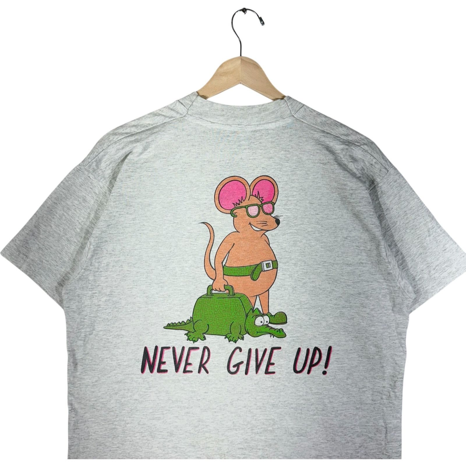 Fruit Of The Loom Vintage Arkansas Alligator Farm & Zoo Humor Souvenir Tee L Size US L / EU 52-54 / 3 - 6 Thumbnail