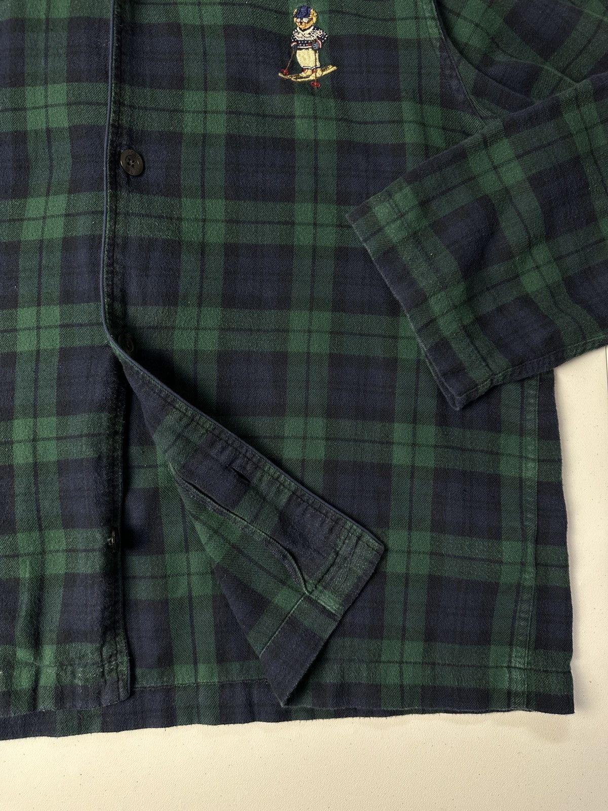 Polo Ralph Lauren Polo Ralph Lauren Teddy Bear Flannel Shirt Check Size US L / EU 52-54 / 3 - 9 Thumbnail