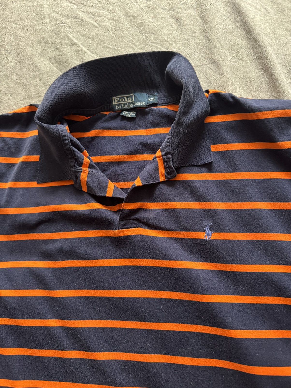 Polo Ralph Lauren Rare Vintage Ralph Lauren Polo Made In Peru Pima Cotton Size US XXL / EU 58 / 5 - 2 Thumbnail