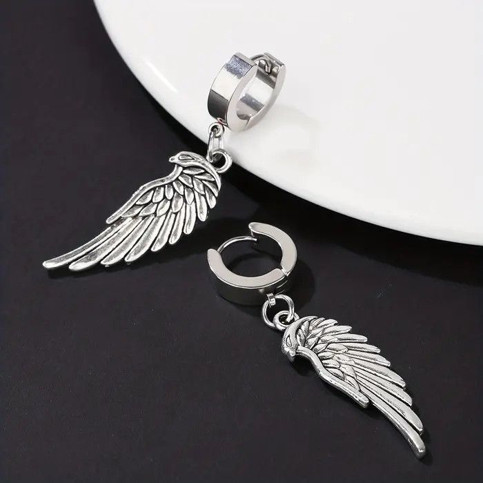 Jewelry Angel Wings Eagle Eye Earring Size ONE SIZE - 3 Thumbnail