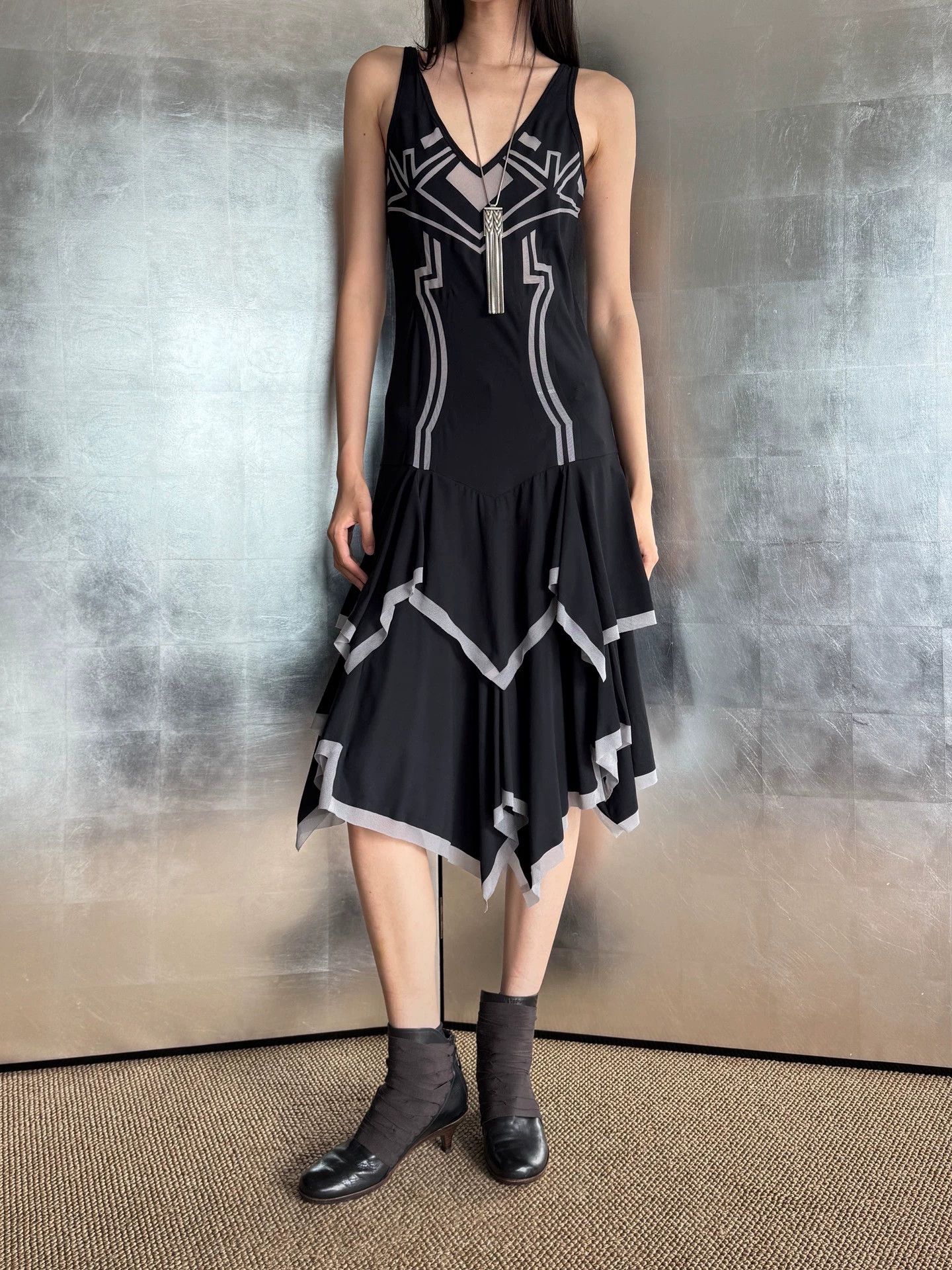 Marithe + Francois Girbaud Marithé + François Girbaud MFG Elastic Waist Dress M Size M / US 6-8 / IT 42-44 - 3 Thumbnail