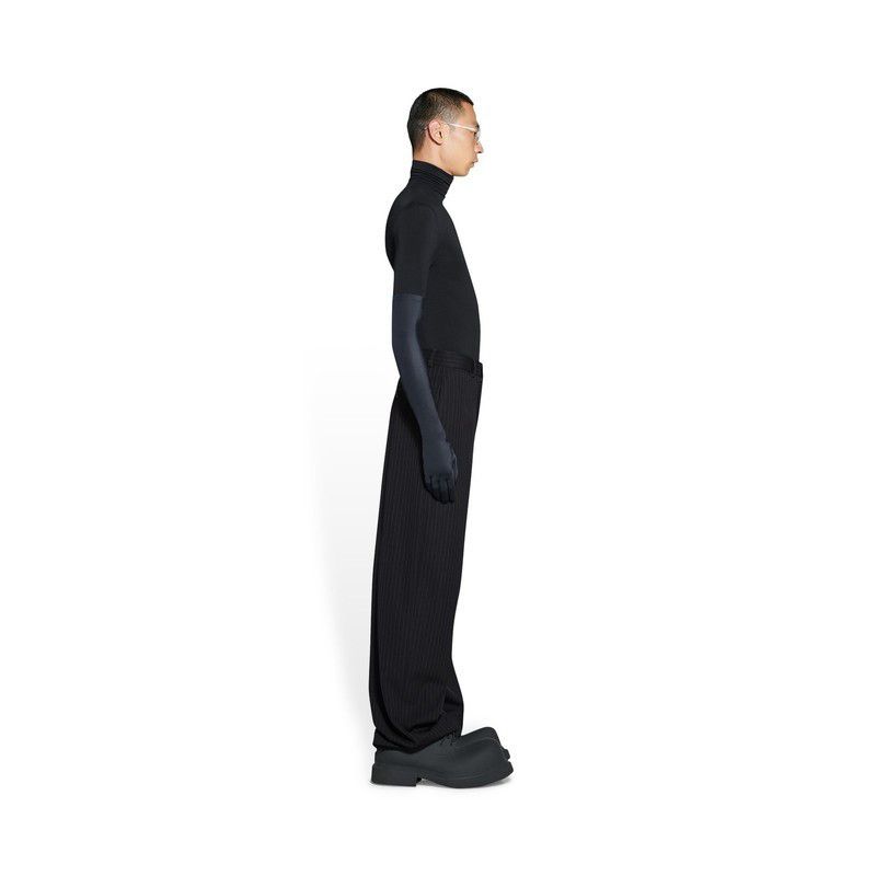 Balenciaga o1w1db10425 Large Fit Tailored Pant in Black Size US 28 / EU 44 - 4 Thumbnail