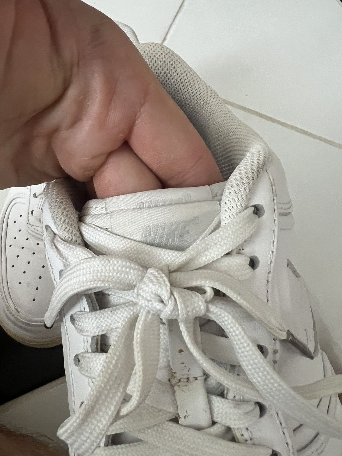 John Elliott × Nike Nike x John Elliott Air Force 1 Low Triple White Size US 11.5 / EU 44-45 - 9 Thumbnail