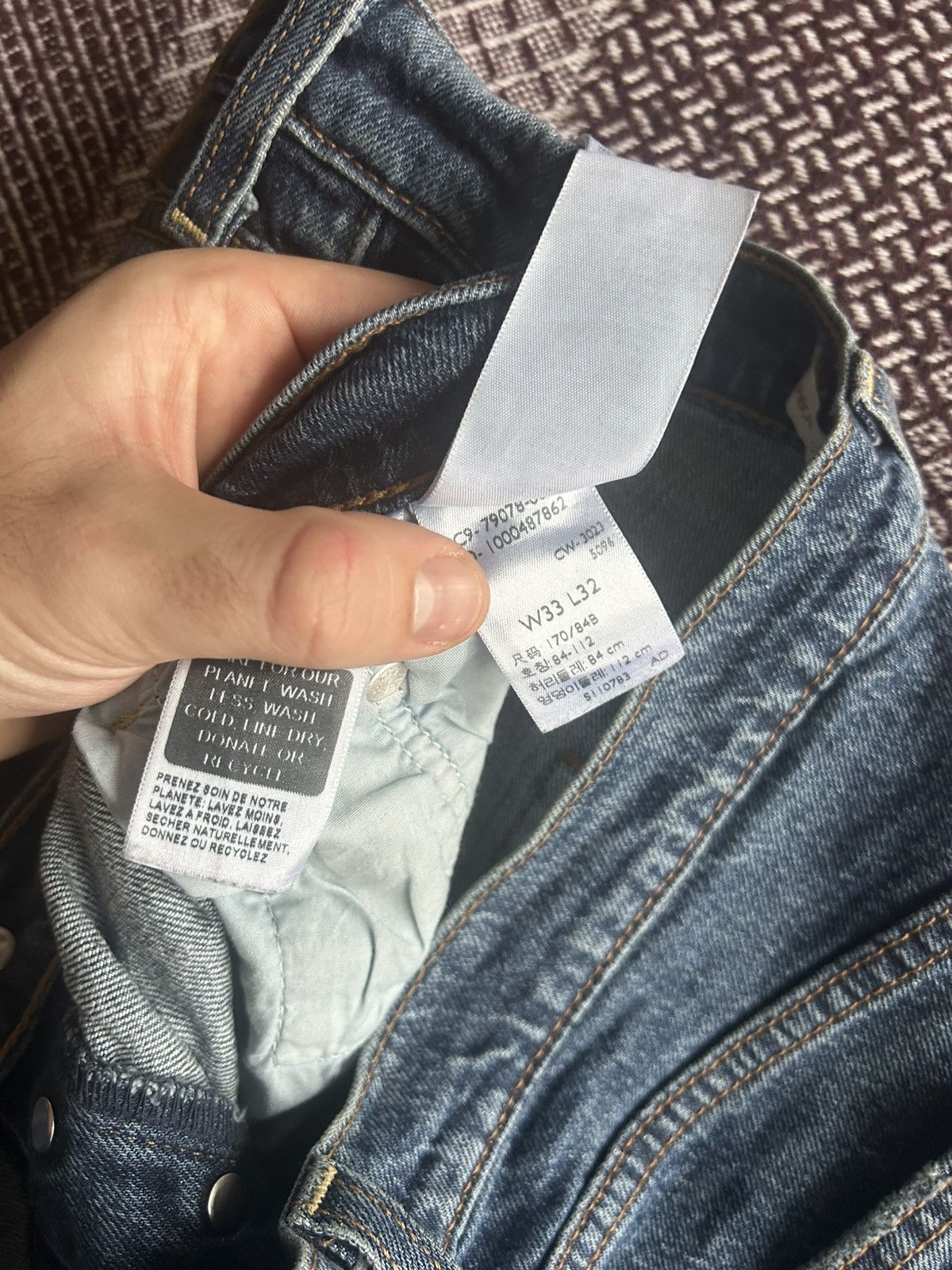Levi's Levis Premium Model Ribcage Straight Big E Faded Size W33 Size US 33 - 12 Thumbnail