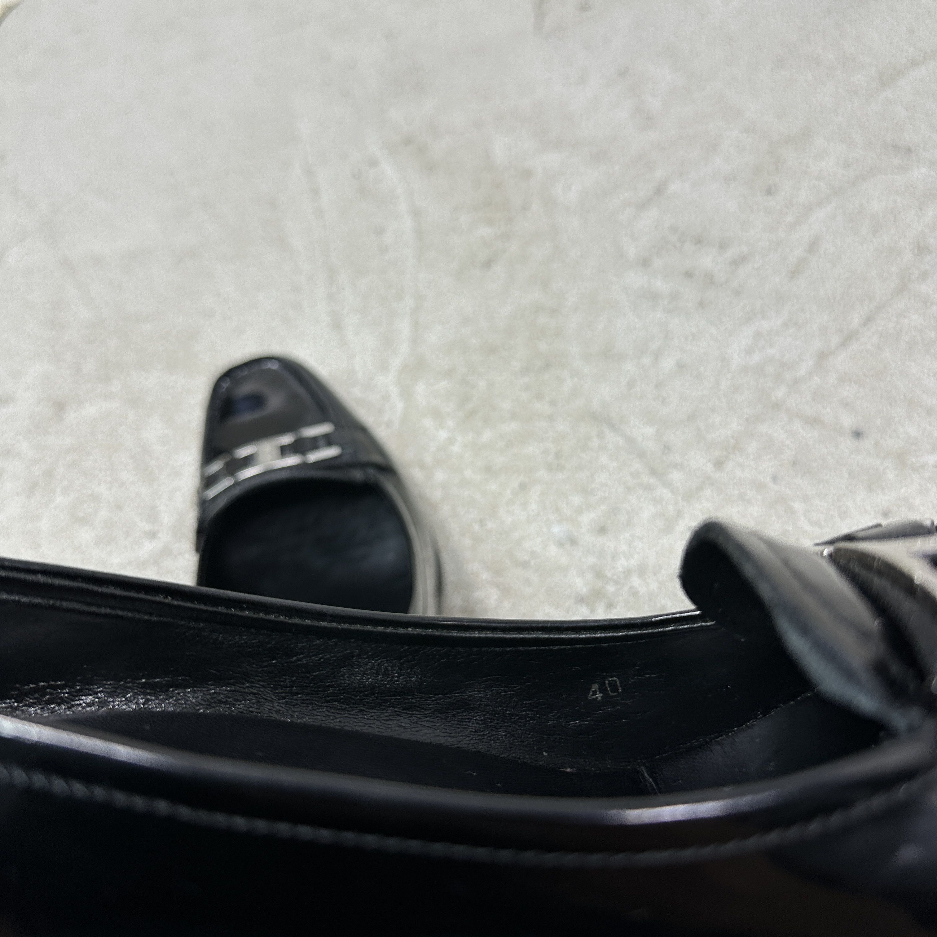 Prada Vintage Avant Garde Old Money Prada Heeled Mocassins Y2K Size US 9 / IT 39 - 15 Thumbnail