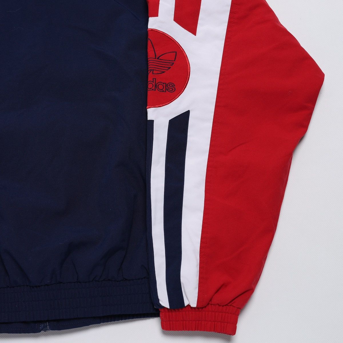 Adidas Vintage Adidas Zip Track Top Light Jacket 90s Red Blue Size US M / EU 48-50 / 2 - 12 Thumbnail