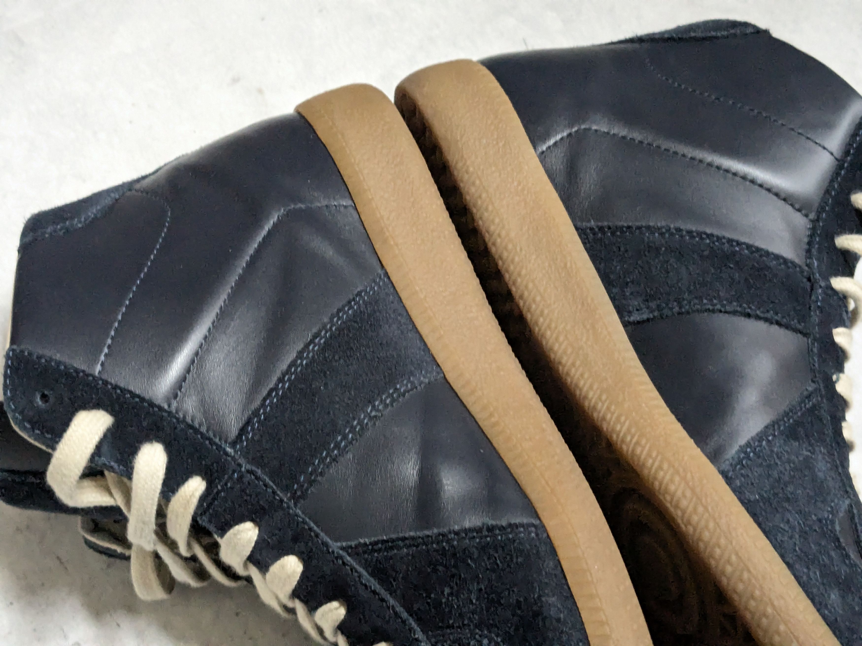 Maison Margiela Maison Margiela GAT Replica Navy Blue 9 42 High Tops Size US 13 / EU 46 - 13 Thumbnail