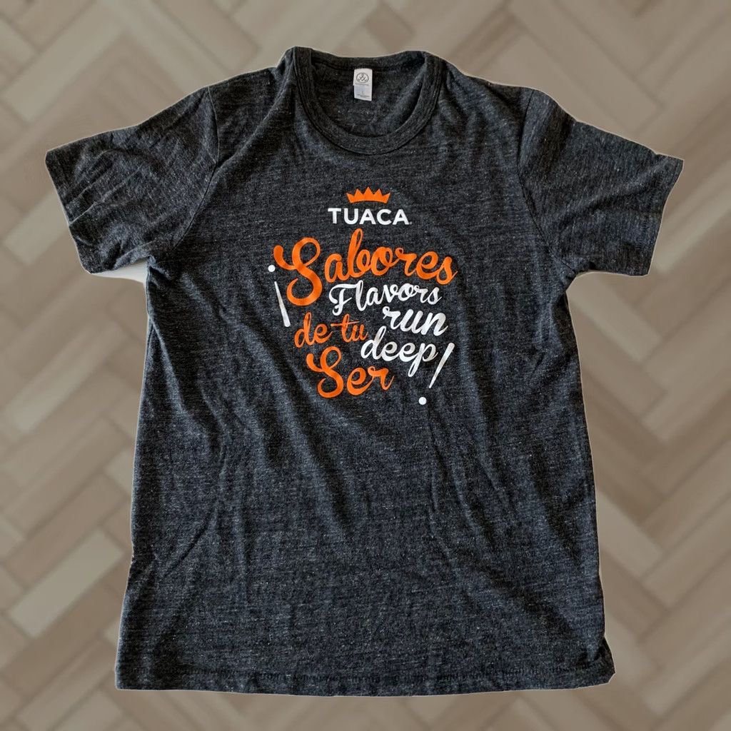 Alternative Apparel Tuaca Flavors Run Deep Short Sleeve T-Shirt Mens L Gray Alternative Apparel Shirt Size US L / EU 52-54 / 3 - 1 Thumbnail