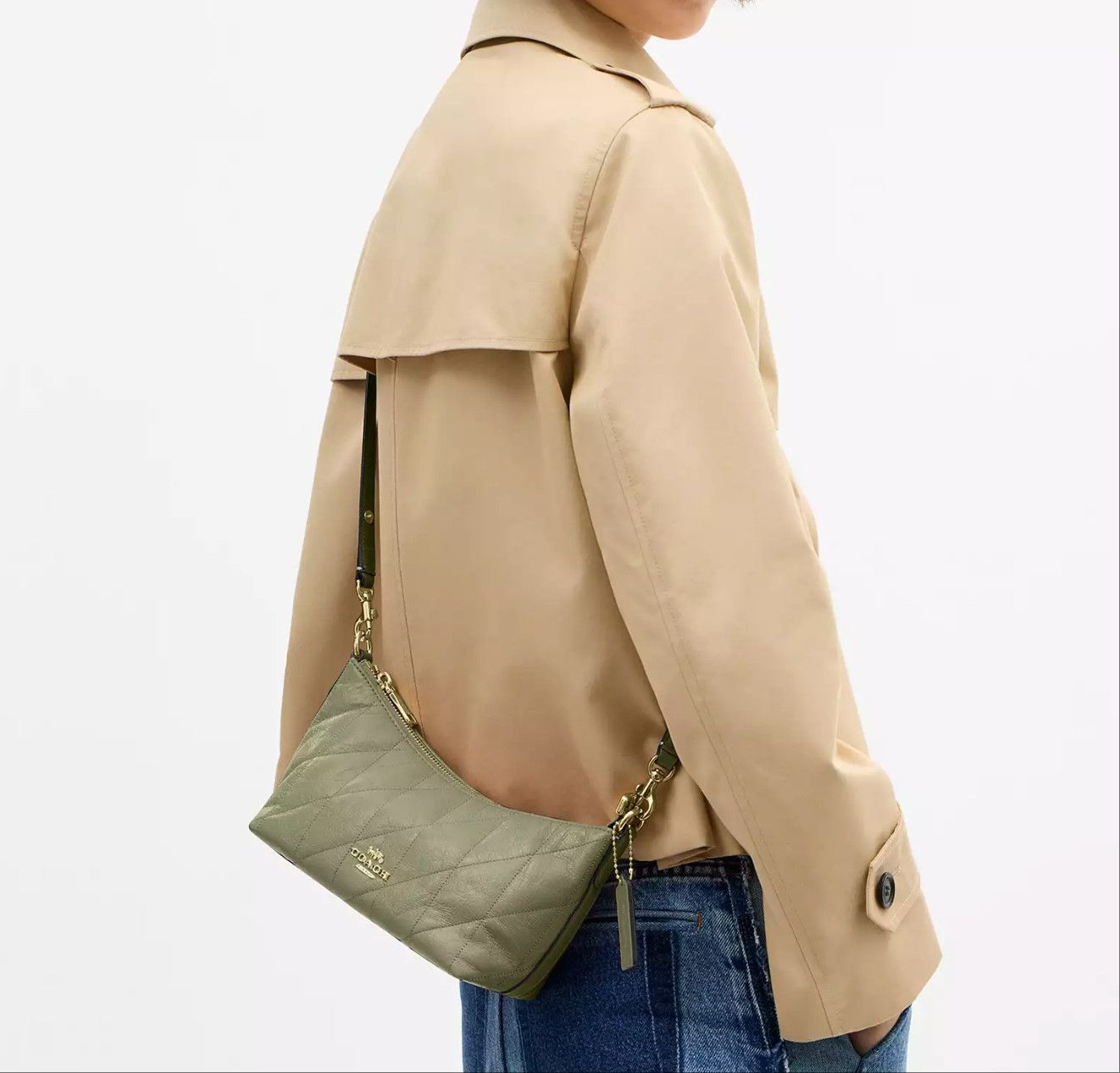 Coach Caitlin Shoulder Bag With Quilting CDZ88 Size ONE SIZE - 4 Thumbnail