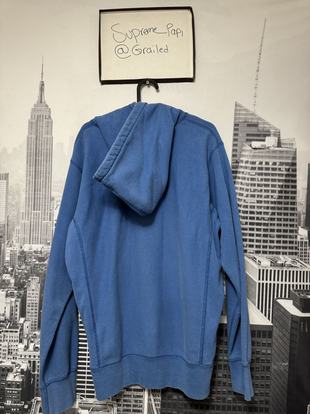 Supreme Supreme Sleeve Patch Hoodie SS17 SZ Medium Royal 🔥 Size US M / EU 48-50 / 2 - 11 Thumbnail
