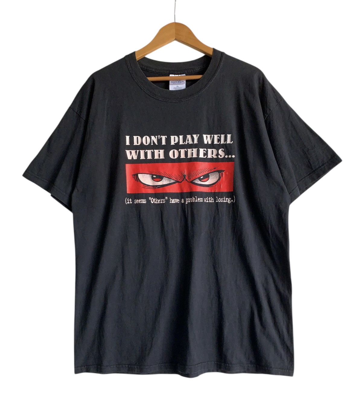 Vintage Vintage I DON'T PLAY WELL WITH OTHERS Tee No Fear Size US XL / EU 56 / 4 - 2 Thumbnail