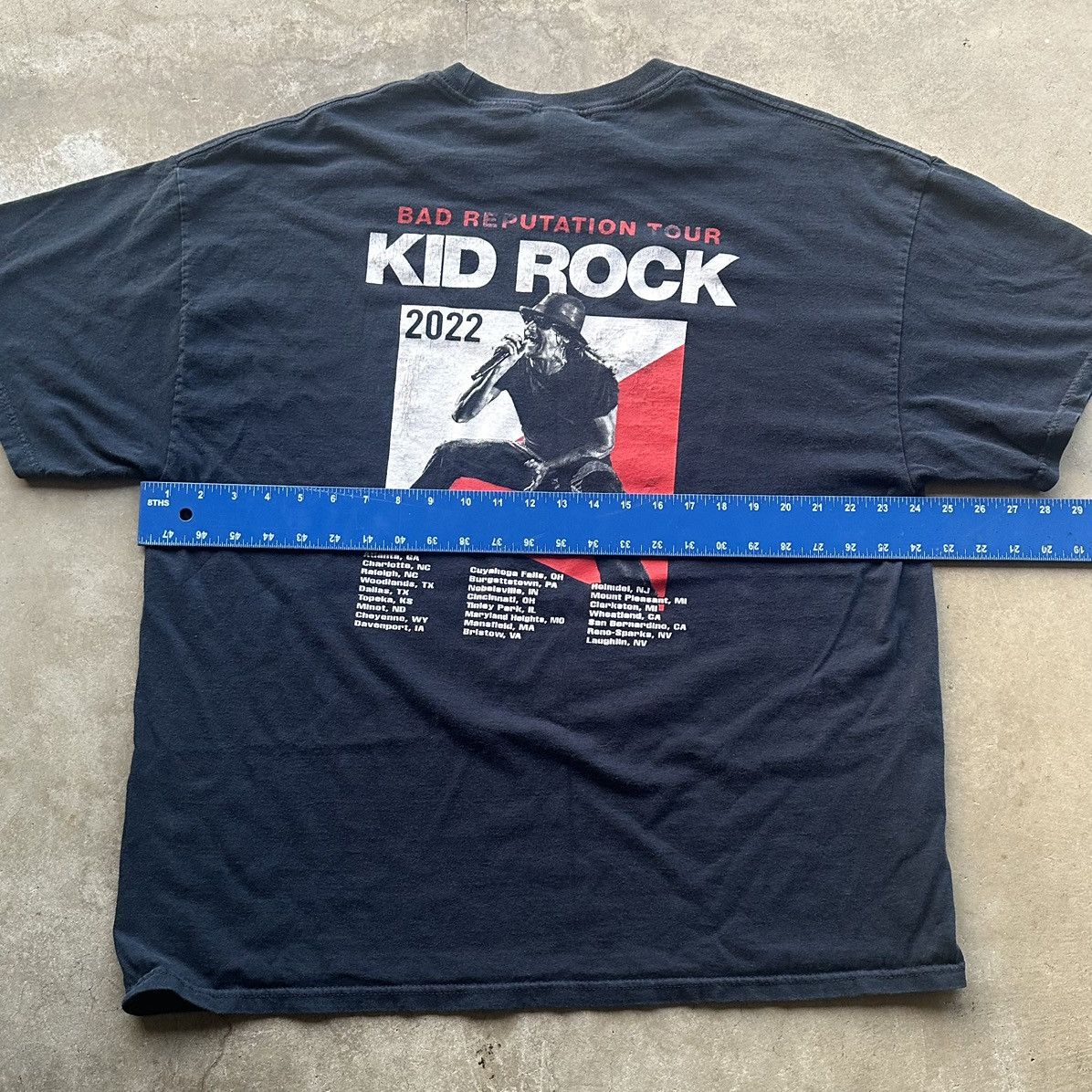 Band Tees Kid Rock Band Tee Shirt 2XL Bad Reputation Tour Country Rock Size US XXL / EU 58 / 5 - 5 Thumbnail
