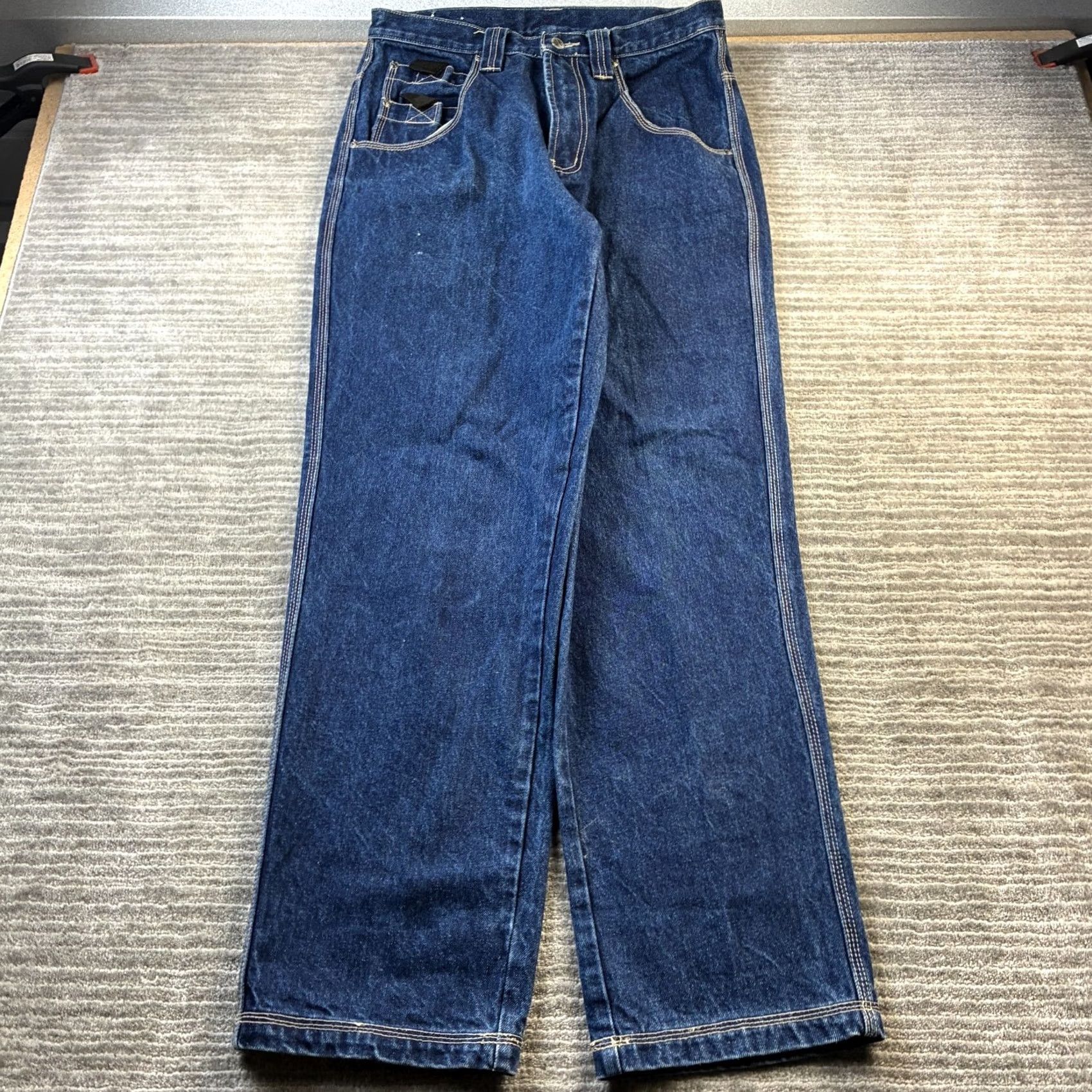 Southpole Vintage Southpole Jeans Men 32 Blue Denim Pants Y2K Baggy Sportswear Utility Size US 32 / EU 48 - 2 Thumbnail