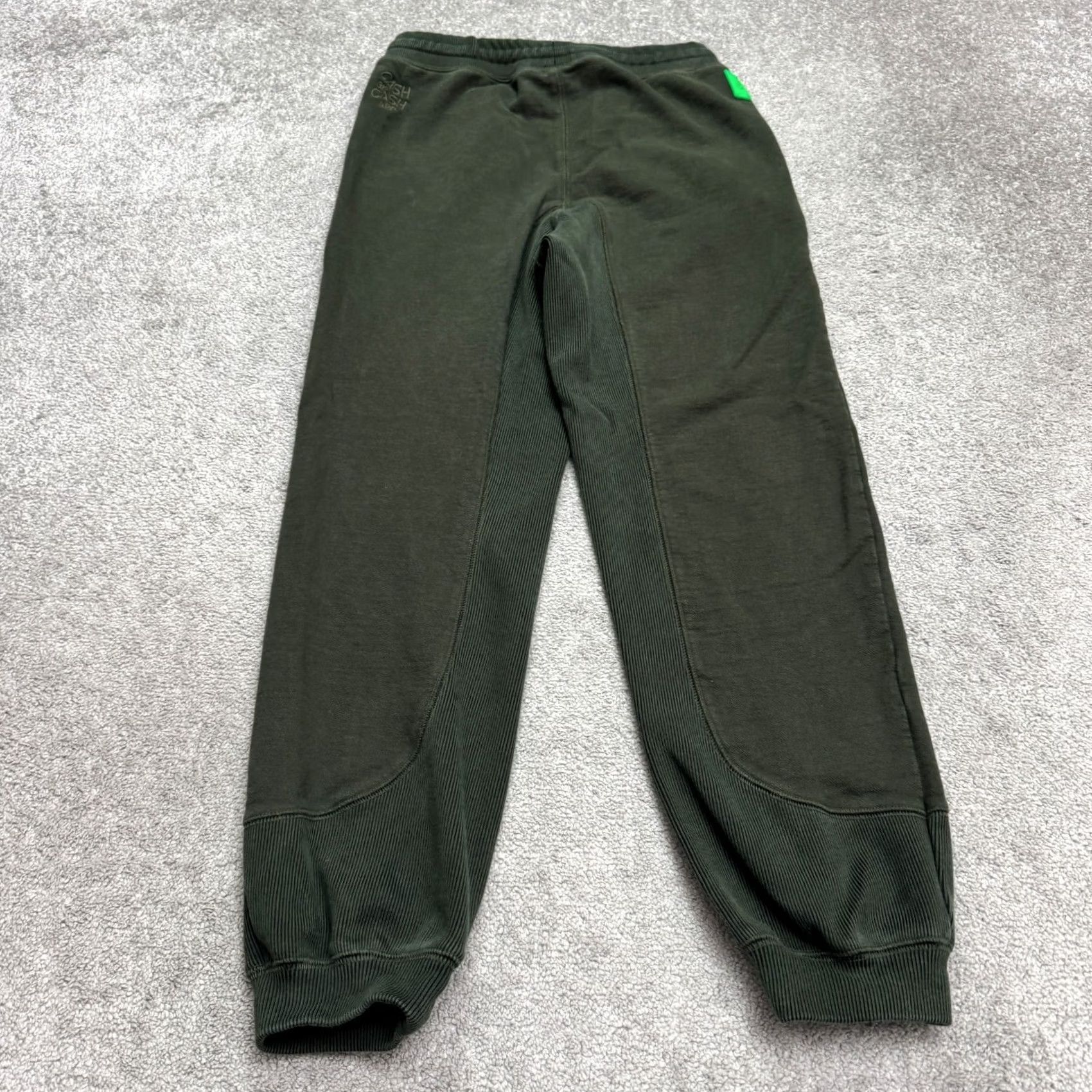 Vintage Cash App Jogger Sweatpants Mens Medium Green Casual Lounge Everyday Size US 31 - 2 Thumbnail