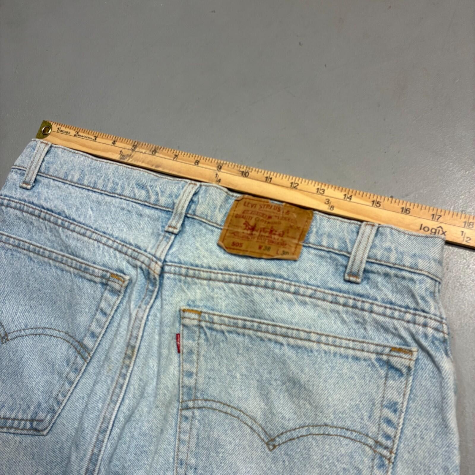 Levi's vintage levi's 550 light wash relaxed jeans w35 Size US 34 / EU 50 - 7 Thumbnail