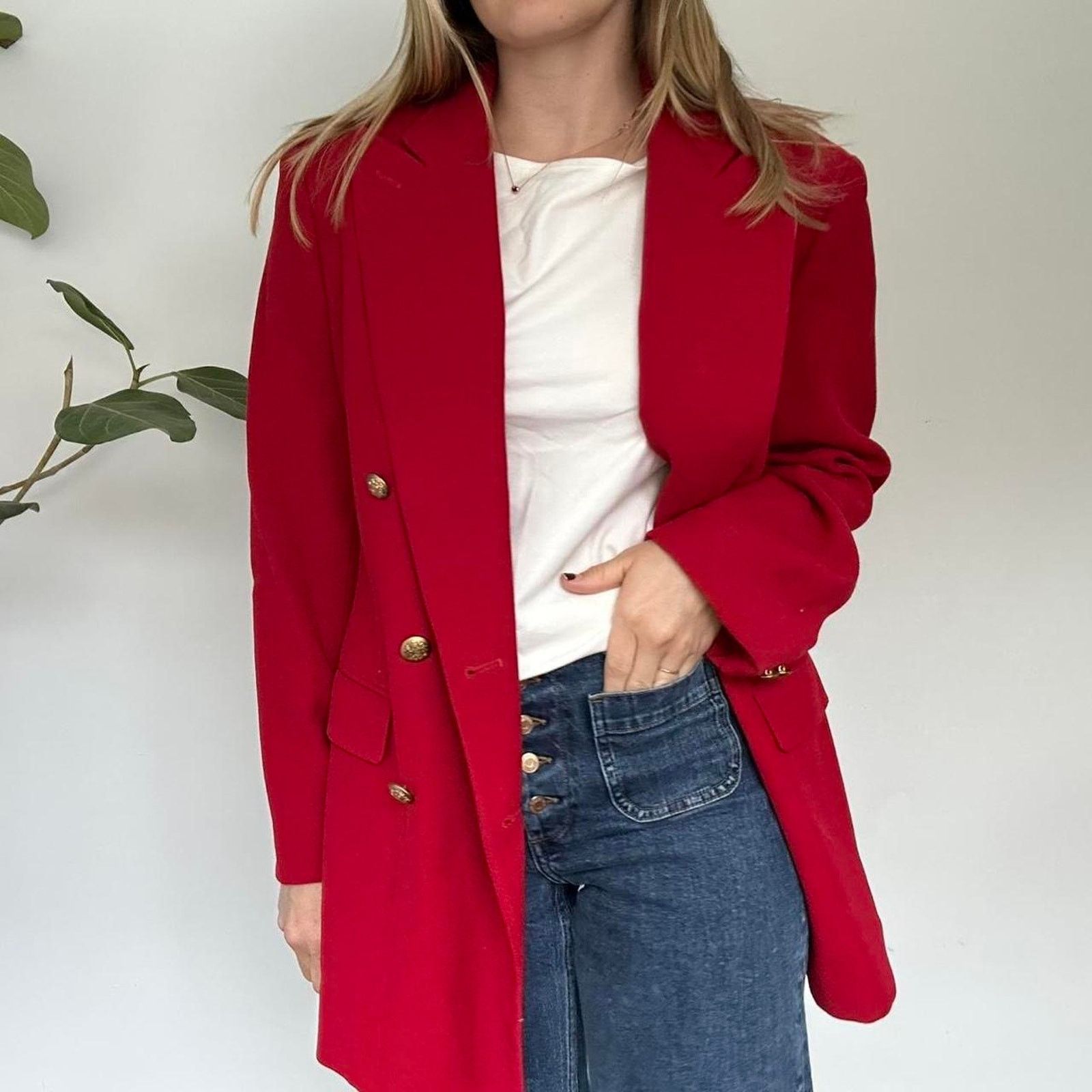Other Vintage Oversized Ralph Lauren Blazer (S) Size S / US 4 / IT 40 - 1 Thumbnail