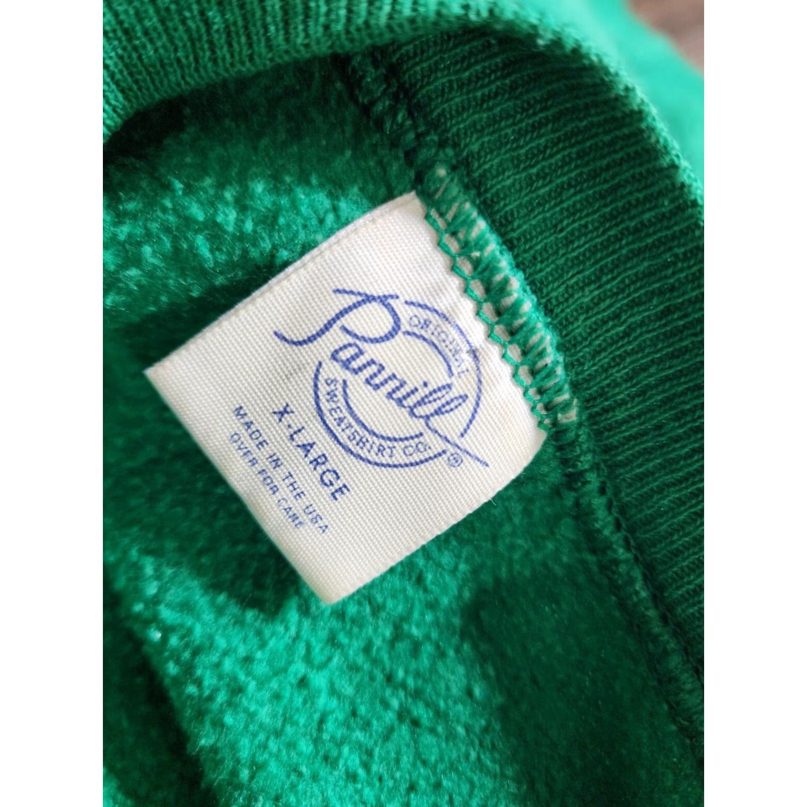 Vintage Vintage 90s Pannill Crewneck Sweatshirt XL Green Unisex Cotton Blend Casual Fall Winter Size XL / US 12-14 / IT 48-50 - 3 Thumbnail