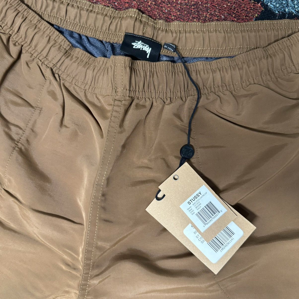 Stussy STUSSY BIG BASIC WATER SHORTS BROWN SIZE LARGE Size US 34 / EU 50 - 2 Thumbnail