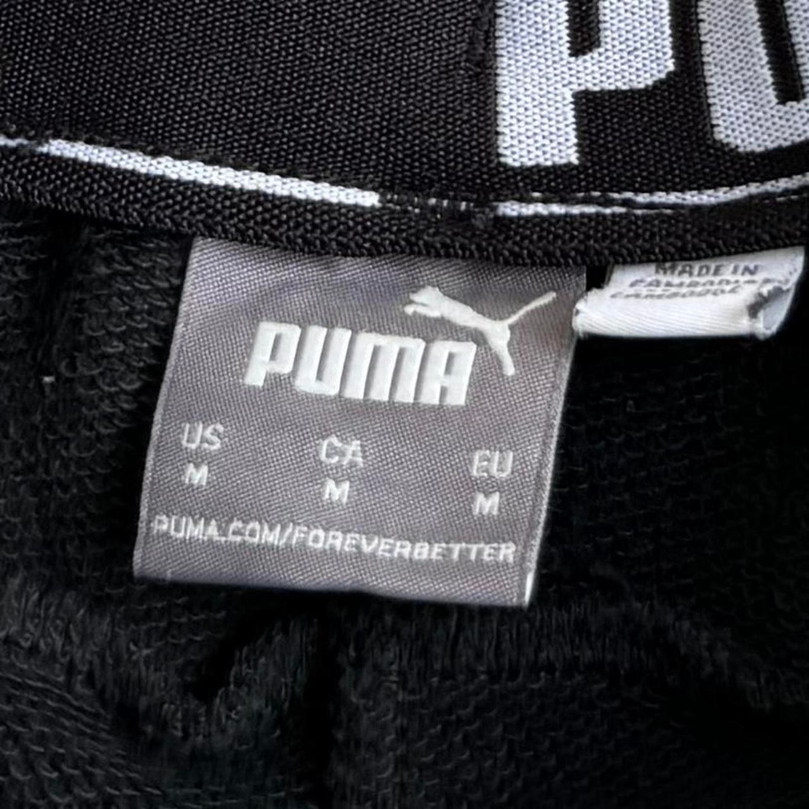 Japanese Brand × Puma × Vintage Vintage Y2K Puma Black Grunge Technical Jogger Sweatpants Size US 32 / EU 48 - 4 Thumbnail