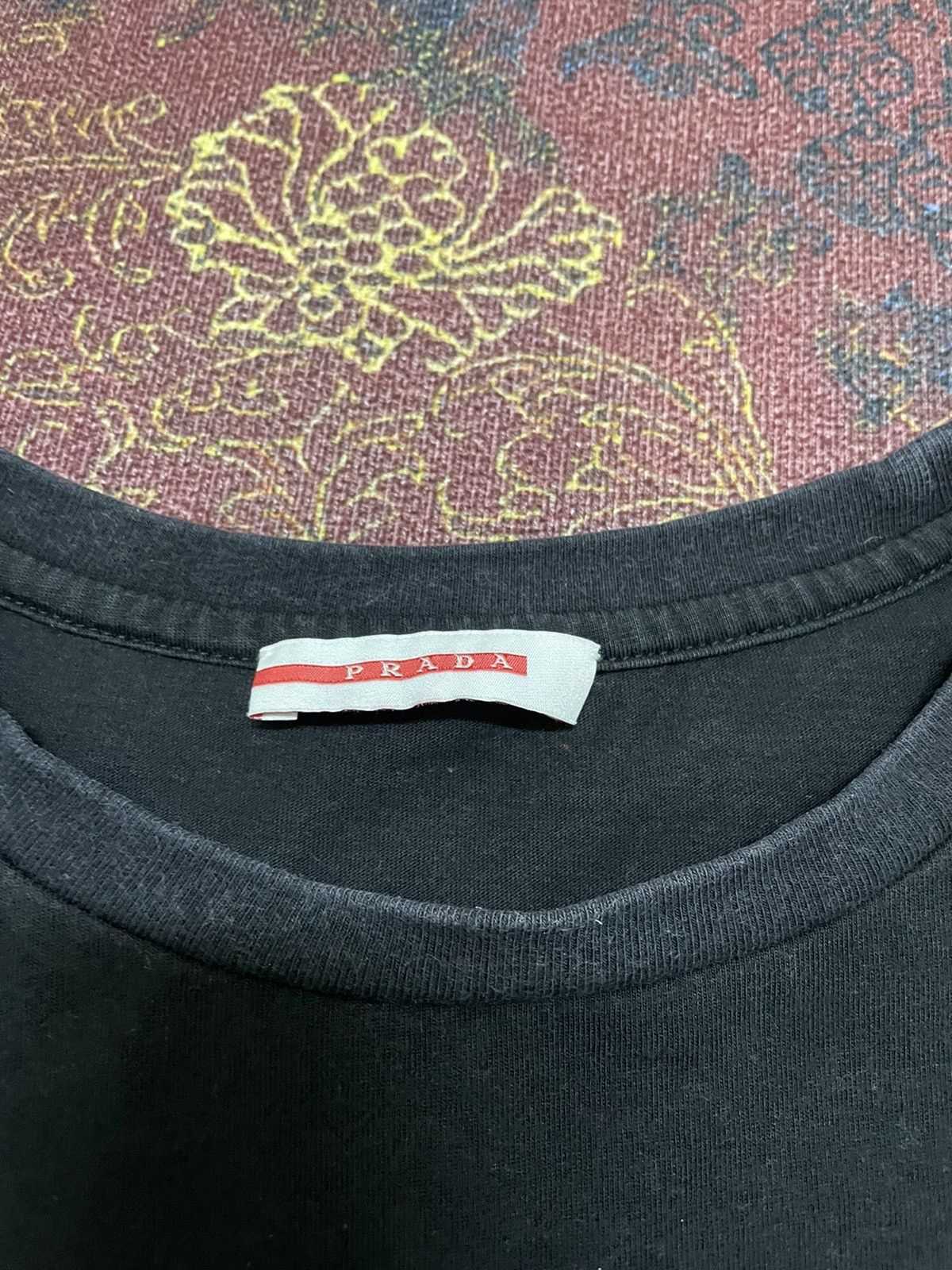Prada Prada Black Tee Shirt Size US M / EU 48-50 / 2 - 2 Thumbnail