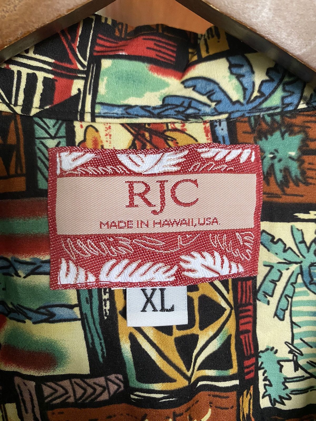 Vintage RJC Made in USA Hawaiian floral button up shirt Size US XL / EU 56 / 4 - 5 Thumbnail
