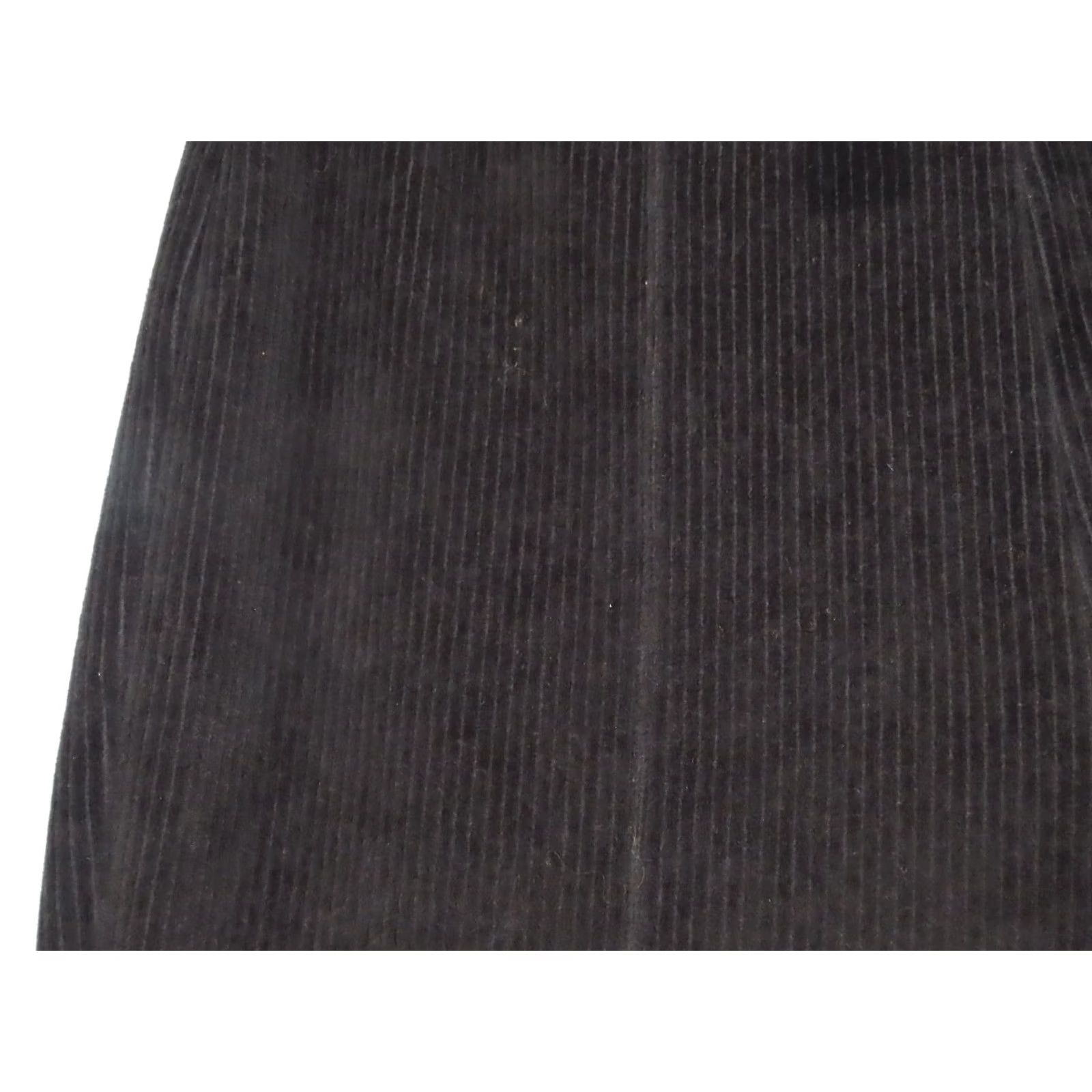 Vintage Aerie Black Corded Velour Elastic Waist High Rise Flare Pant M Regular Women Pants Ltd Knit Velour Sweatpants Casual Spring Fall Womens Size 32" / US 10 / IT 46 - 7 Thumbnail