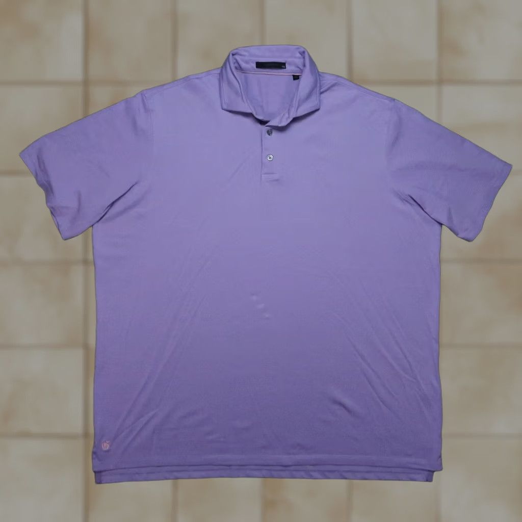 Vintage Greyson Polo Shirt Mens 2XL Purple Golf Polo Short Sleeve Athletic Breathable Lightweight Stretch Shirt Size US XXL / EU 58 / 5 - 1 Thumbnail