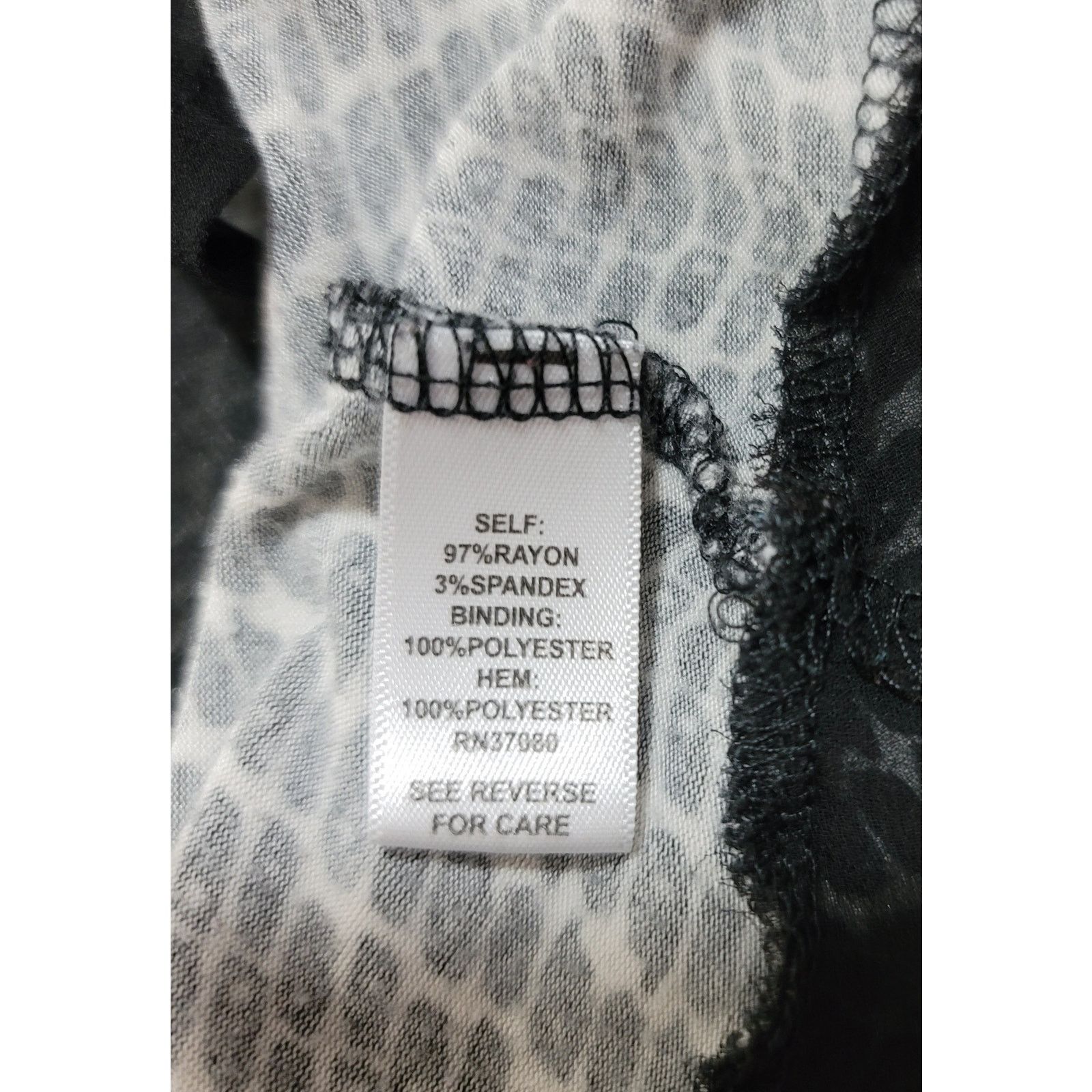 Other Cato Woman Black White Print Top 18W 20W Plus Lightweight Size 3XL / US 20-22 - 5 Thumbnail