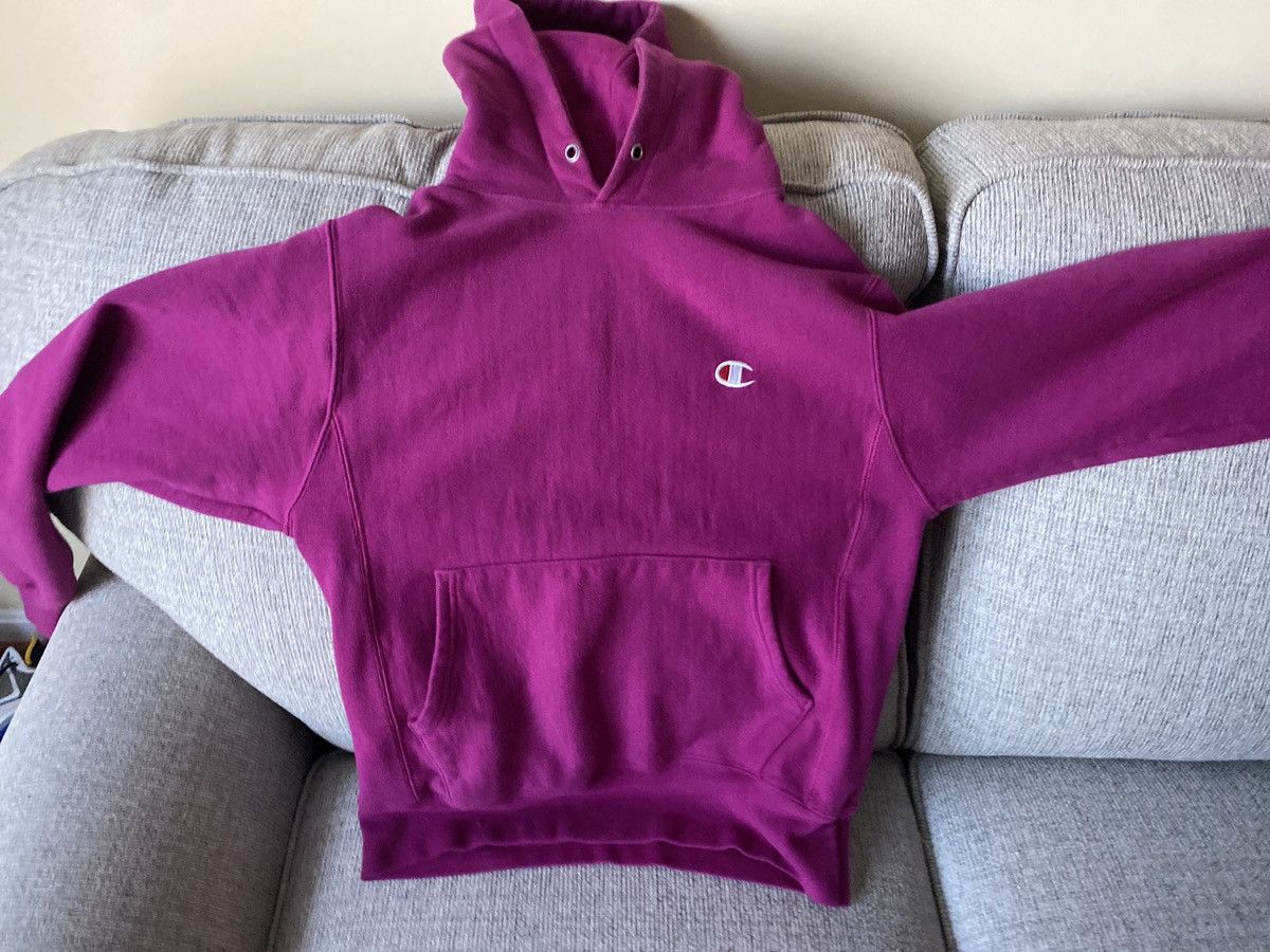 Champion Champion Pink Reverse Weave Hoodie | Grailed