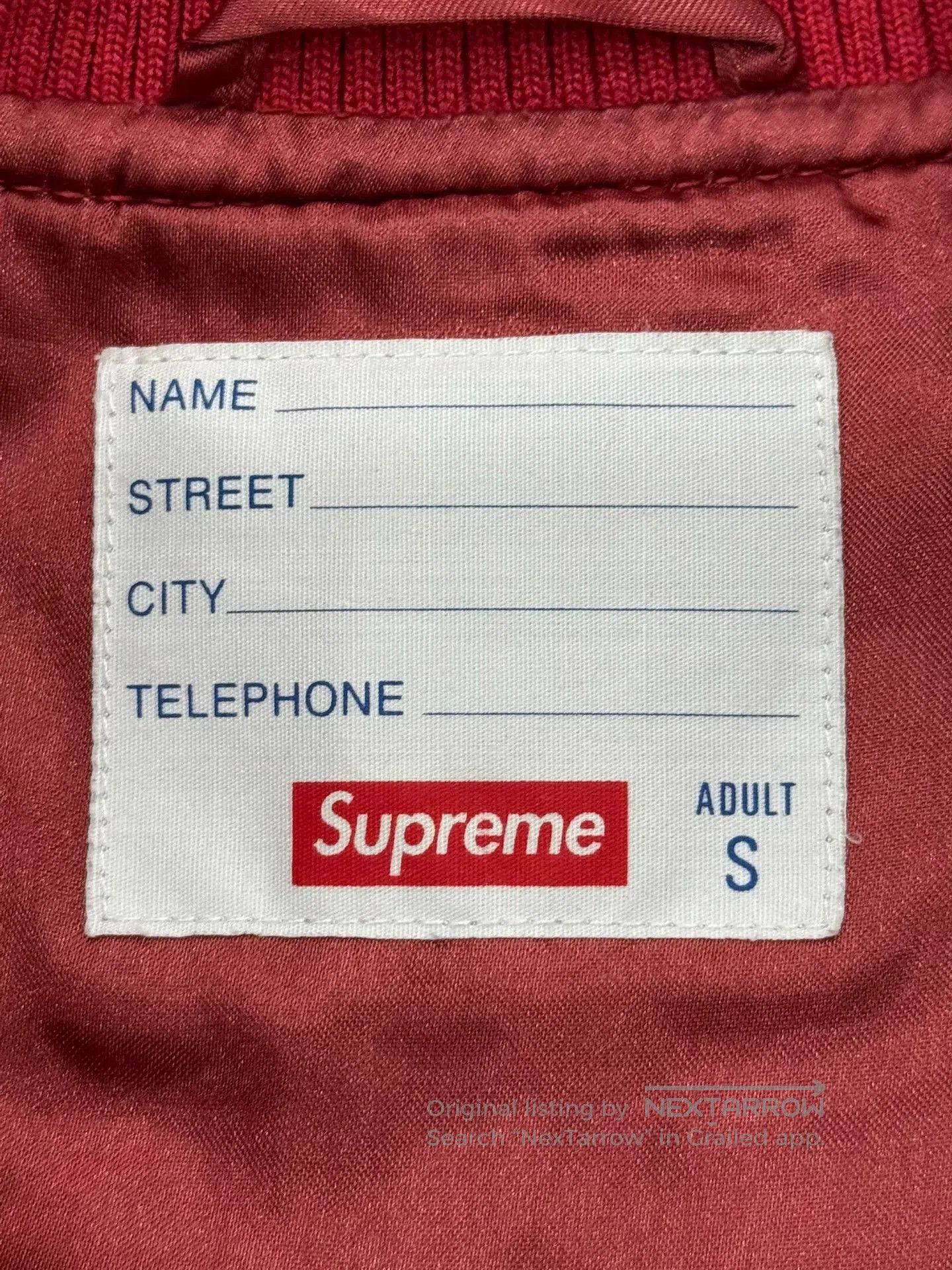 Supreme vintage supreme baseball leather jacket size S. Size US S / EU 44-46 / 1 - 7 Thumbnail