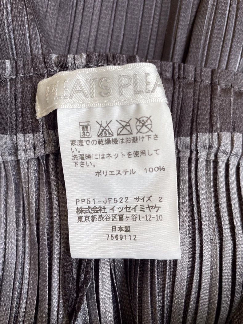 Issey Miyake Issey Miyake size:2 Grey forest pattern straight-leg wide- Size 22" - 5 Thumbnail