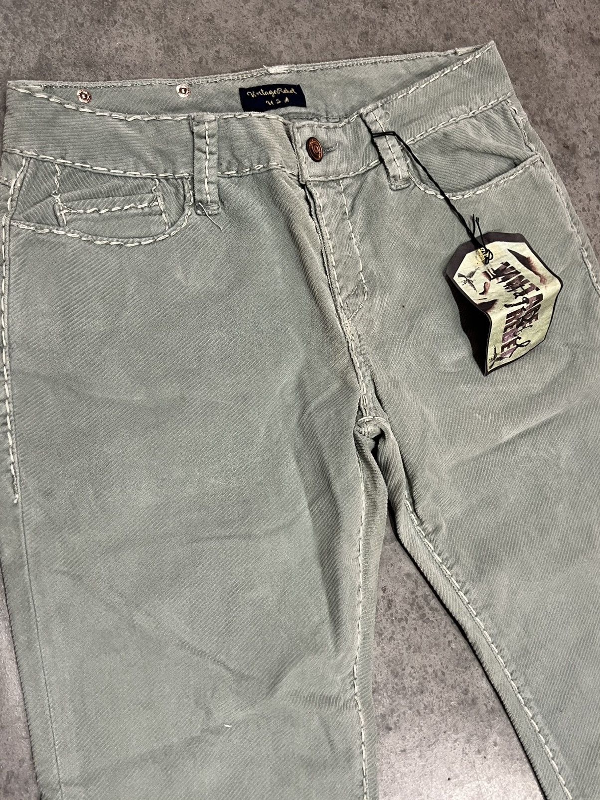 Vintage Y2K 2000's VTG Vintage Rebel USA Streetwear Goth Retro Pants Size 30" / US 8 / IT 44 - 5 Thumbnail