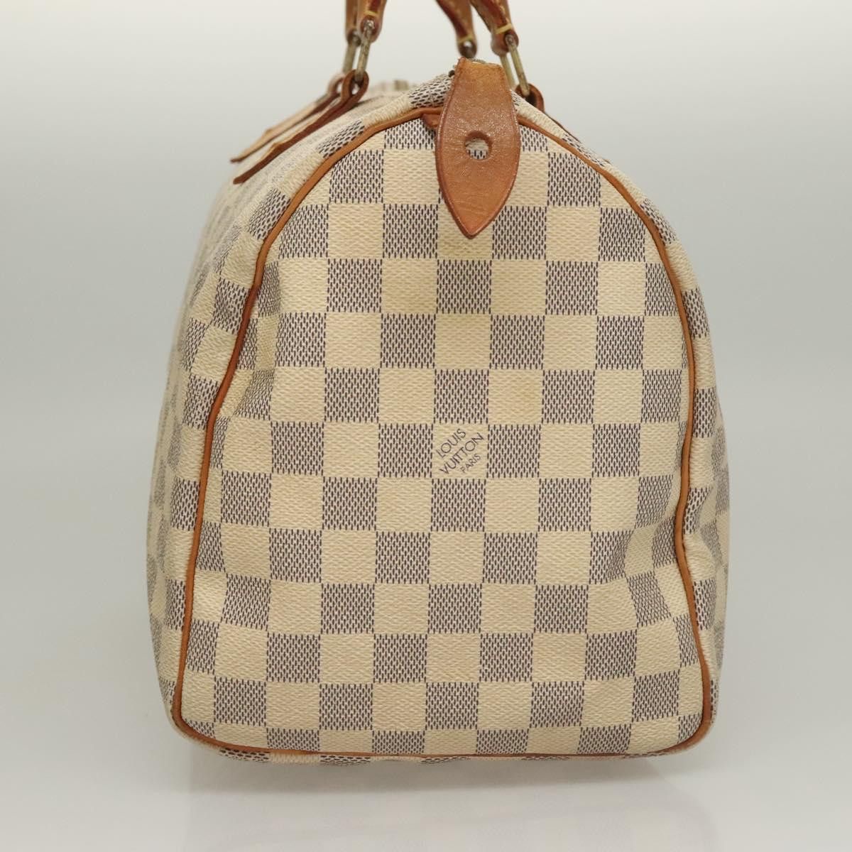 Louis Vuitton LOUIS VUITTON Damier Azur Speedy 30 Hand Bag N41533 Size ONE SIZE - 4 Thumbnail