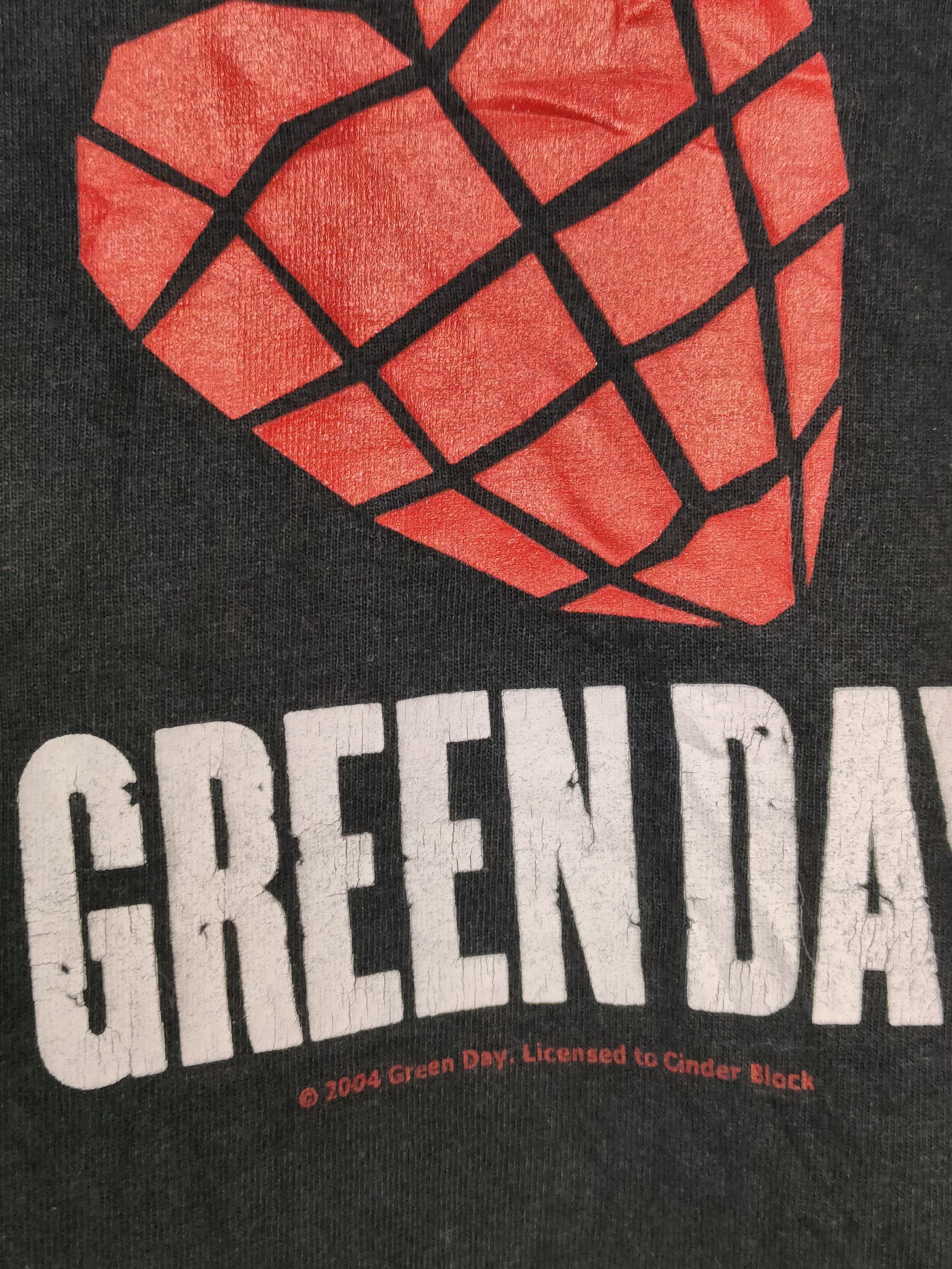 Band Tees × Vintage Vintage 2004 Greenday Band Shirt Size US XL / EU 56 / 4 - 4 Thumbnail