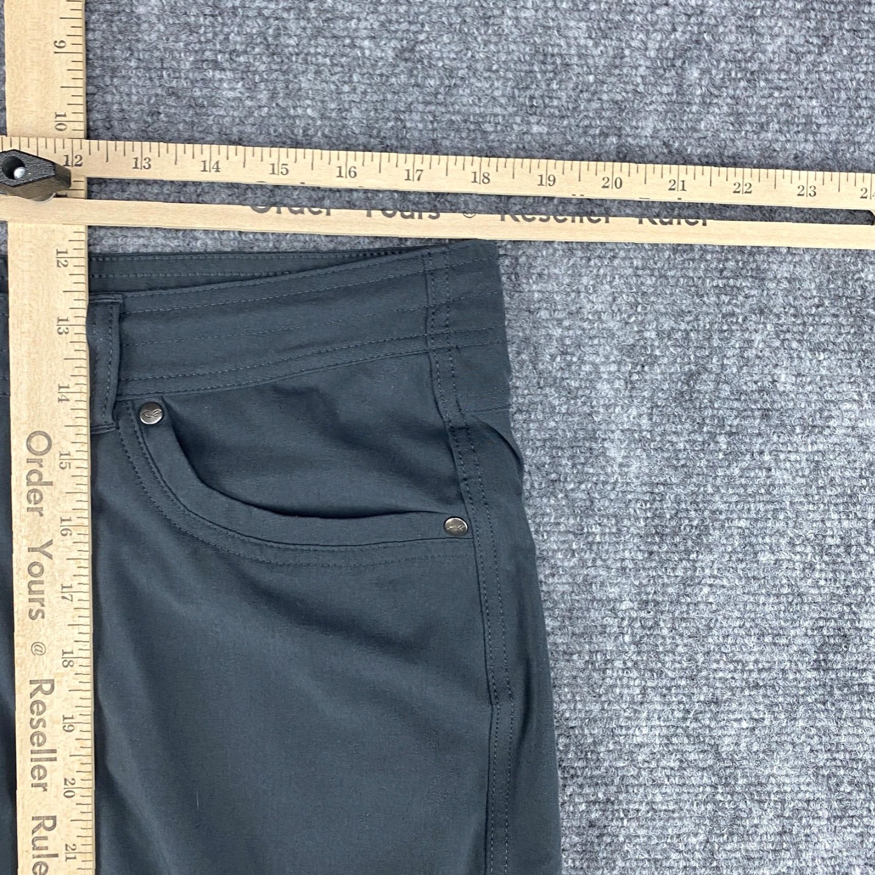 Vintage Kuhl Pants Womens 36x32 Gray Cargo Hiking Outdoor Adjustable Waist Stretch Size 24" / US 00 / IT 34 - 5 Thumbnail